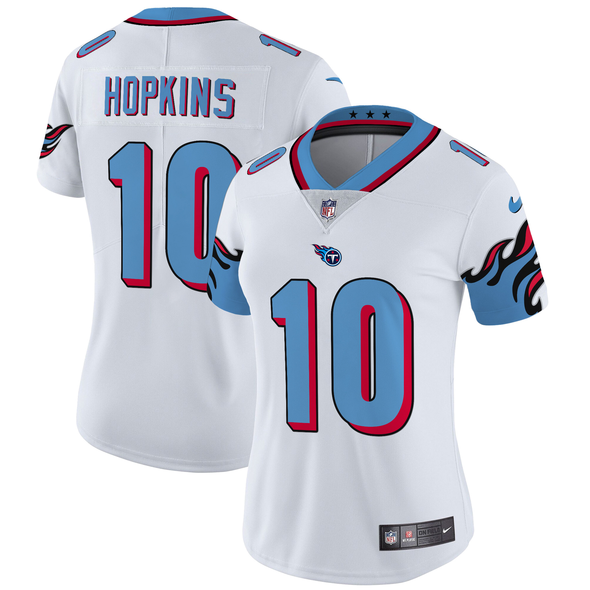 DeAndre Hopkins Women's Tennessee Titans Special Vapor Limited White Jersey - All Stitched