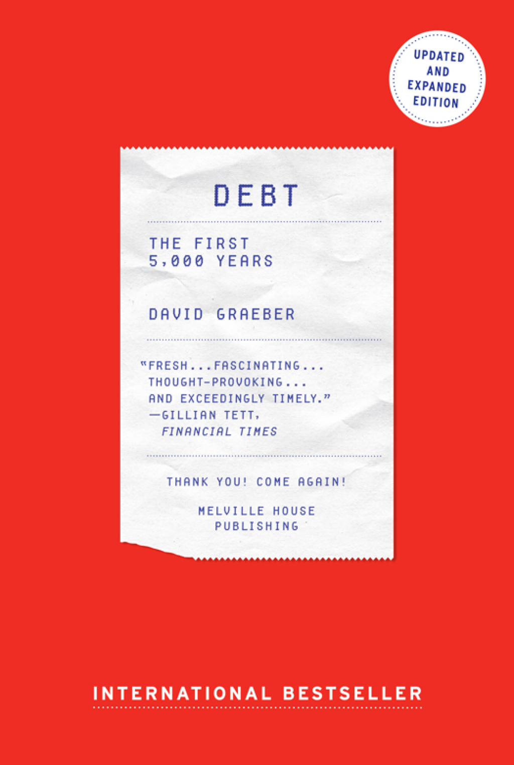 Debt The First 5,000 Years,Updated and Expanded - (PDF/EPUB Version)