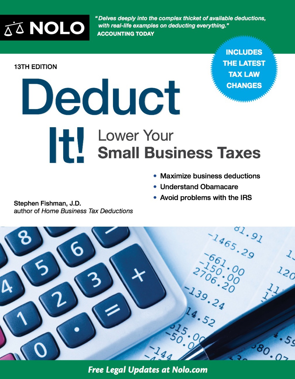Deduct It! 13th Edition - (PDF/EPUB Version)