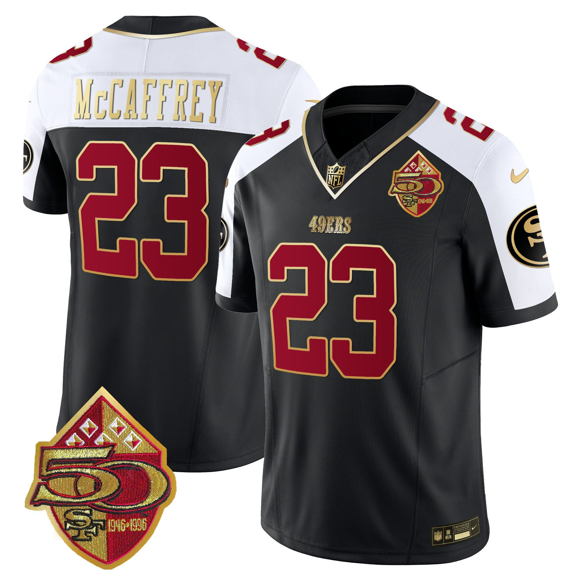 Deebo Samuel San Francisco 49ers 50th Anniversary Patch Vapor Limited Black Alternate Jersey - All Stitched