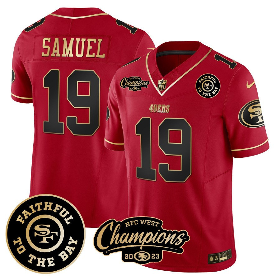 Deebo Samuel San Francisco 49ers Vapor Limited NFC West Champs Red Jersey - All Stitched