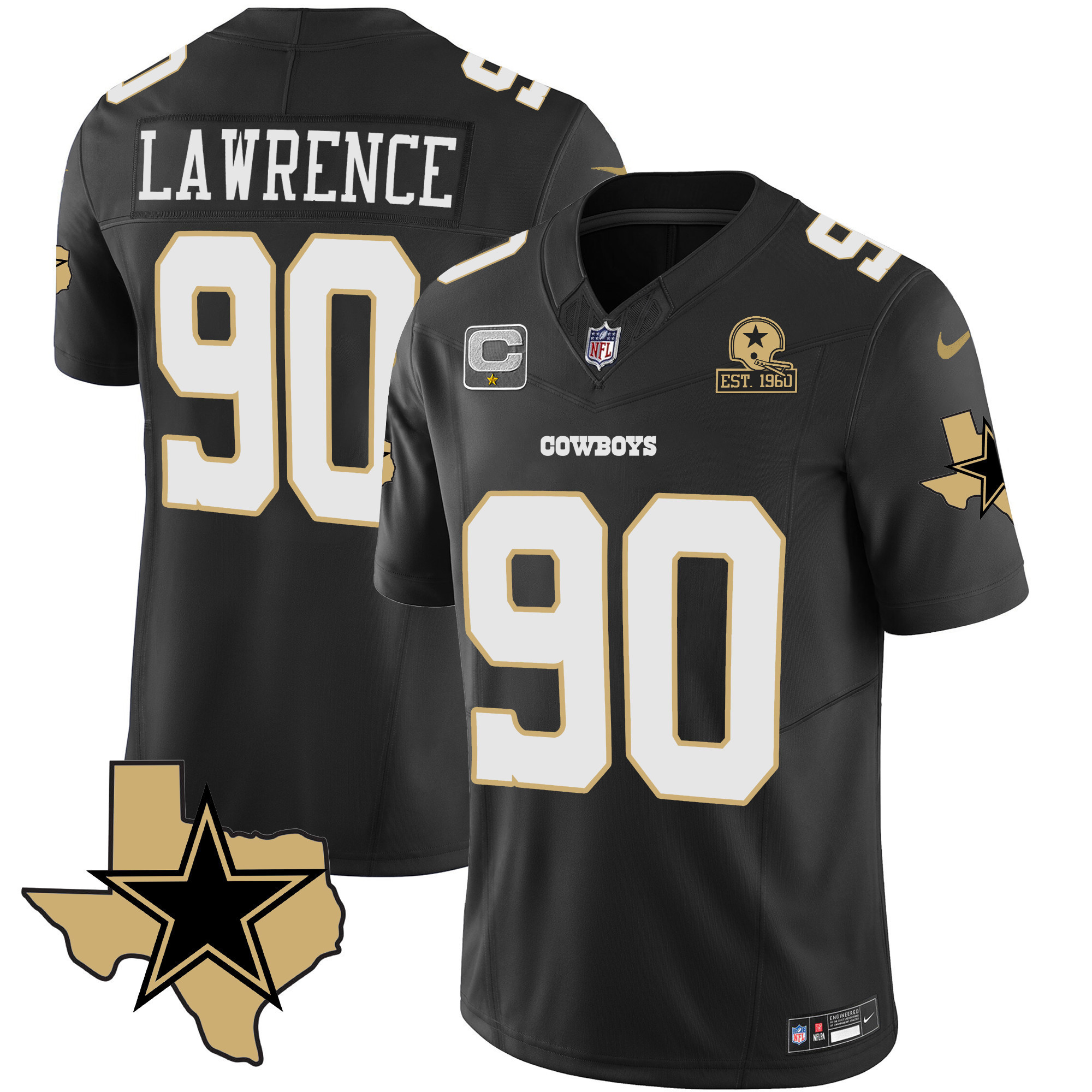 Demarcus Lawrence Men's Dallas Cowboys Special Vapor Limited Black Jersey - All Stitched