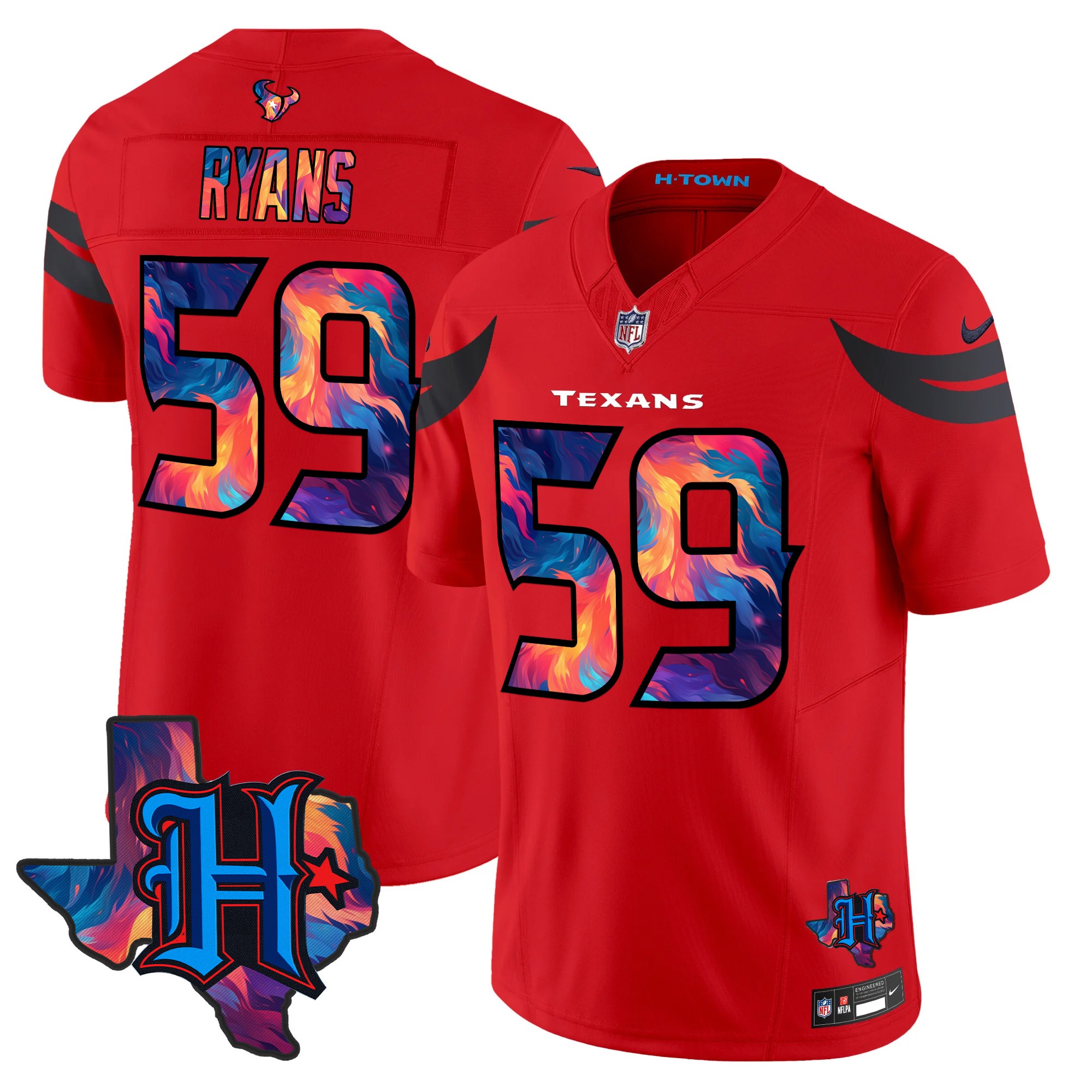 DeMeco Ryans Men's Houston Texans 2024 Special Vapor Limited Red Jersey - All Stitched