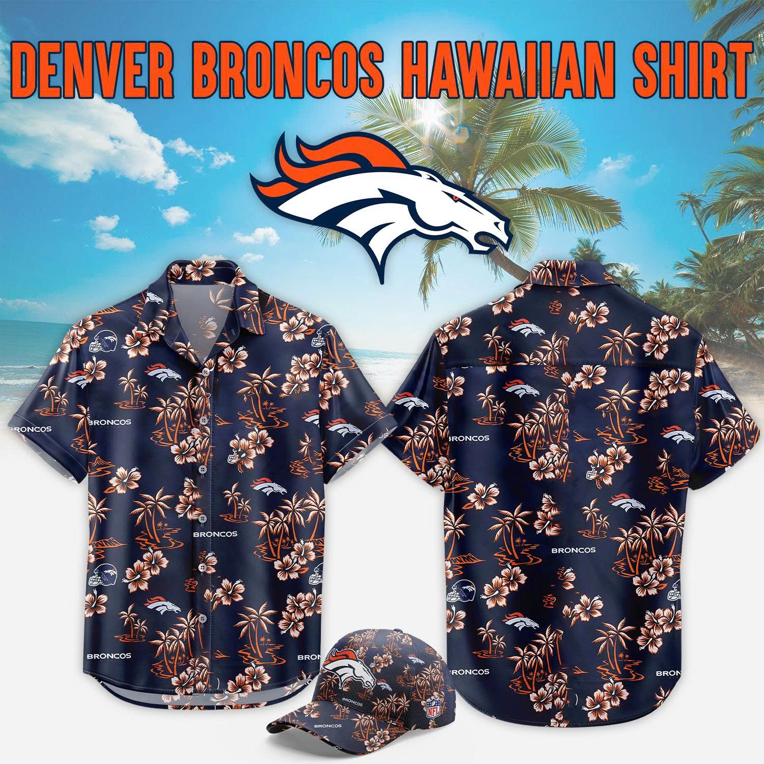 Denver Broncos 2025 Hawaiian Casual Button-Up Shirt