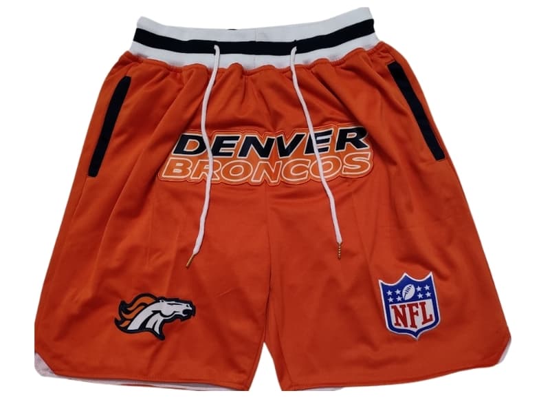 Denver Broncos Football Shorts - Basketball Shorts Store