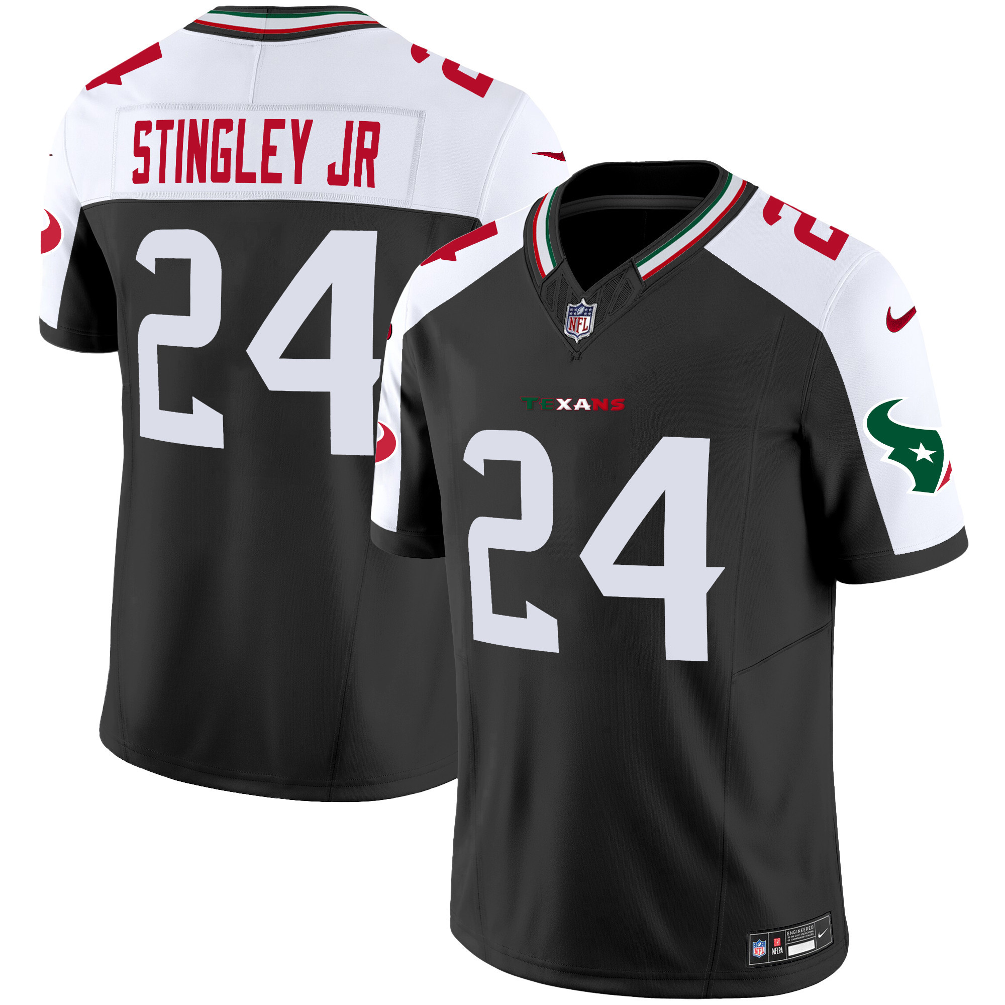 Derek Stingley Jr. Men's Houston Texans Mexico Vapor Limited Alternate Jersey - All Stitched