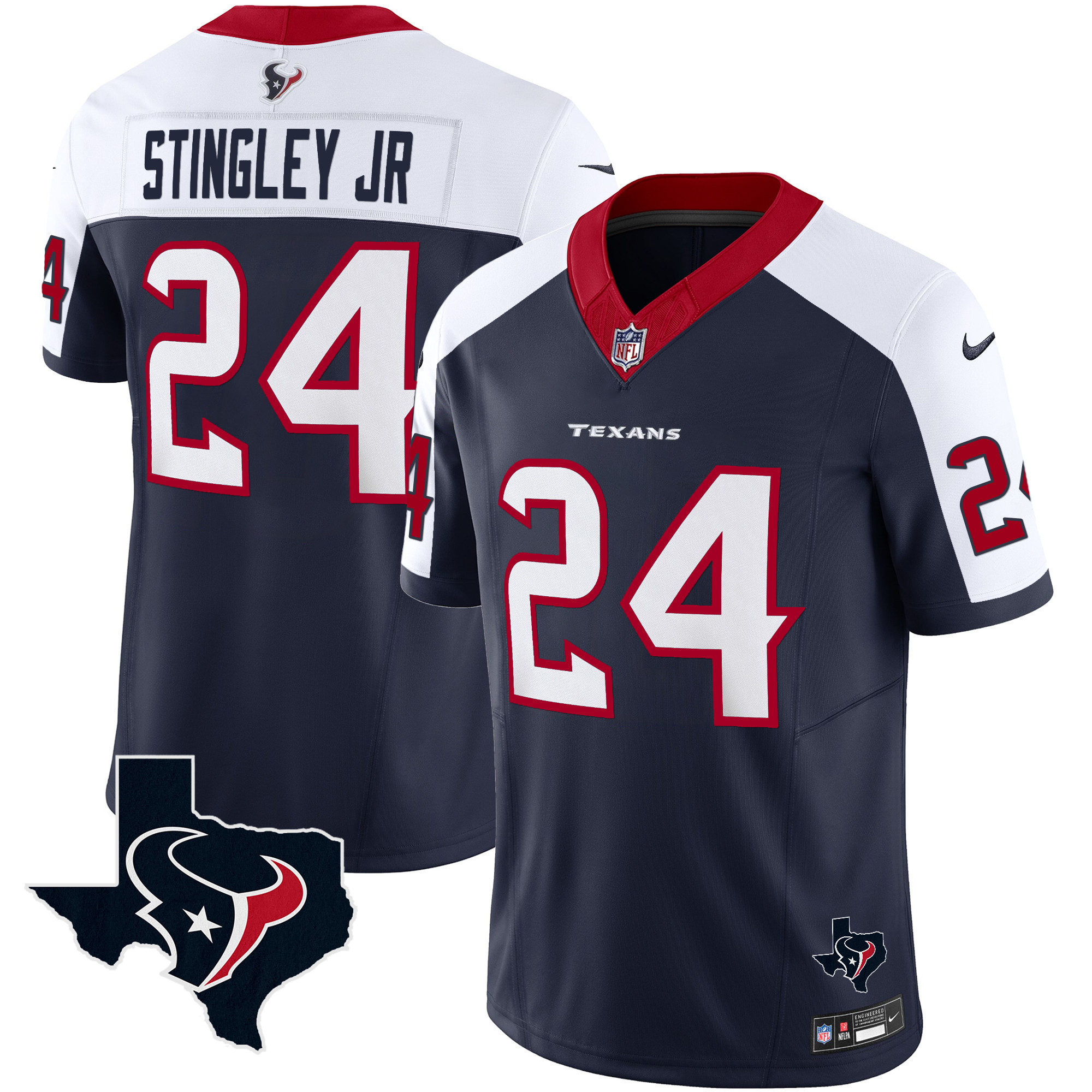 Derek Stingley Jr. Men's Houston Texans Vapor Limited Alternate Jersey - All Stitched