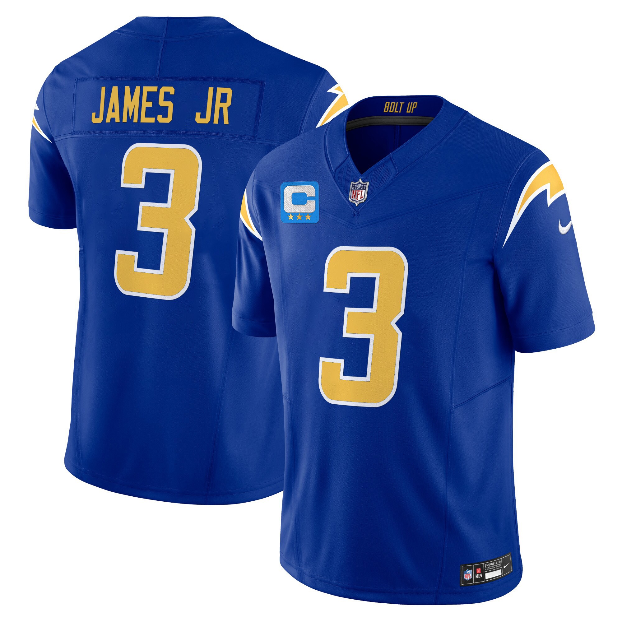 Derwin James Jr. Men's Los Angeles Chargers 2024 Vapor Limited Royal Jersey - All Stitched