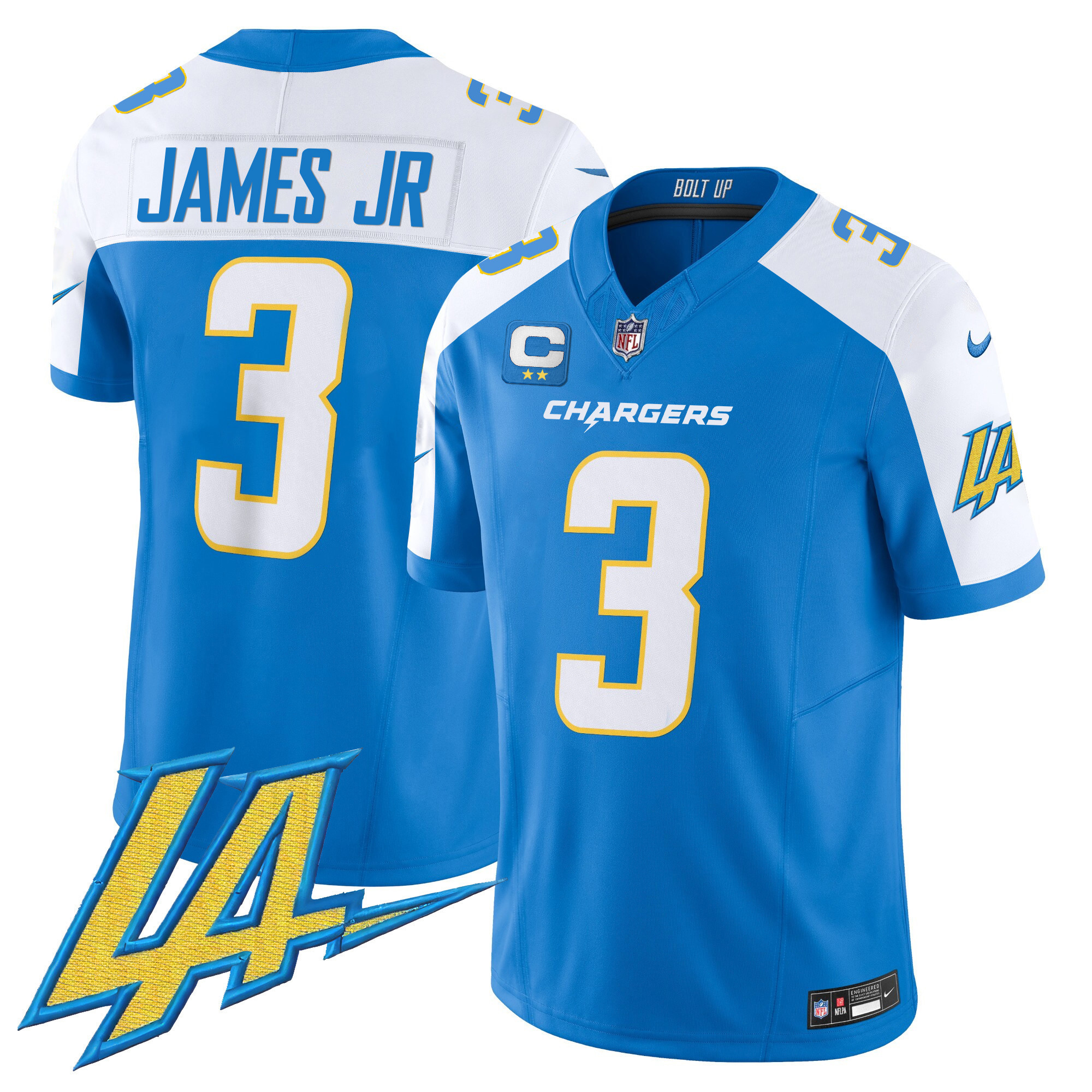 Derwin James Jr. Men's Los Angeles Chargers Vapor Limited Blue Alternate Jersey - All Stitched