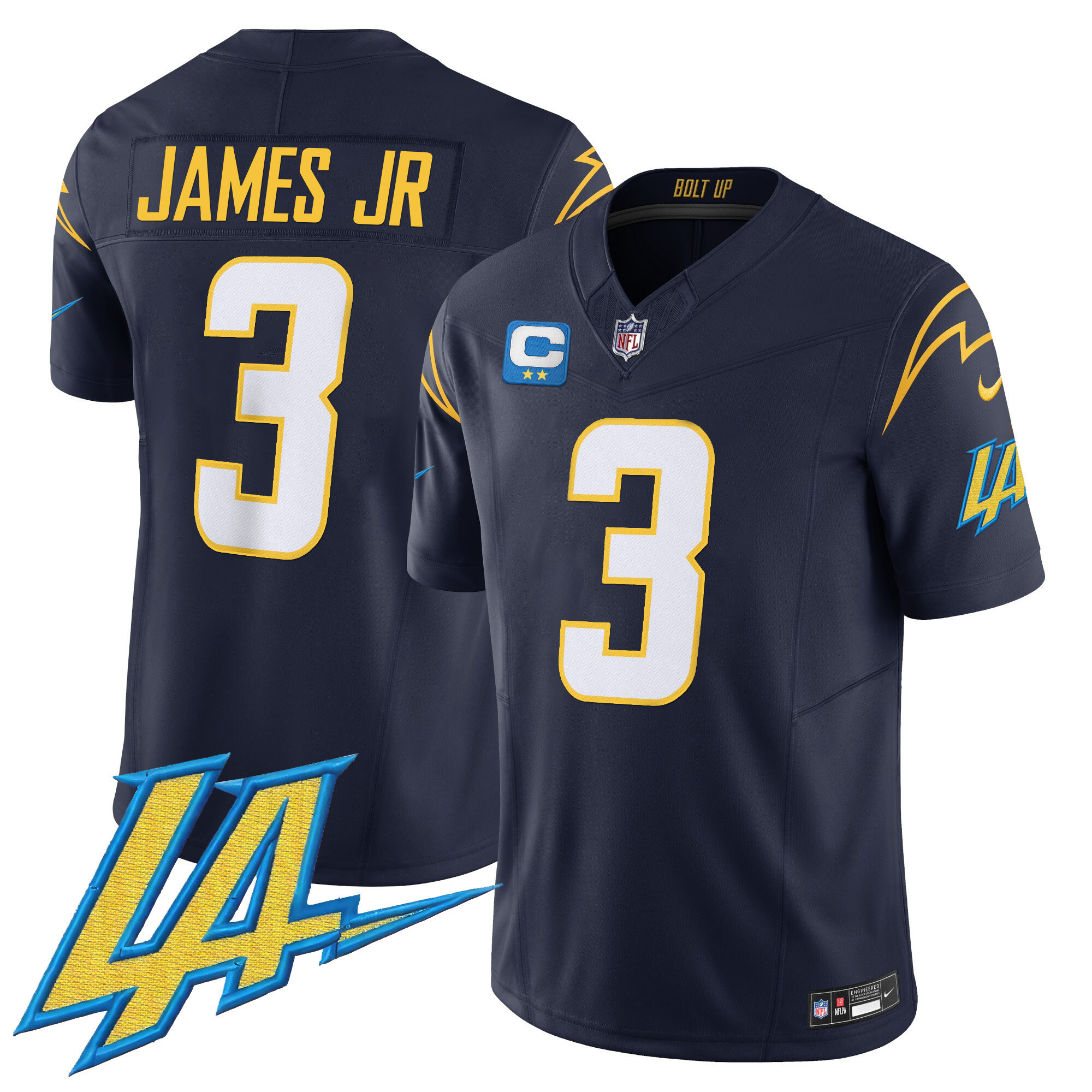 Derwin James Jr. Men's Los Angeles Chargers Vapor Limited Navy Jersey - All Stitched