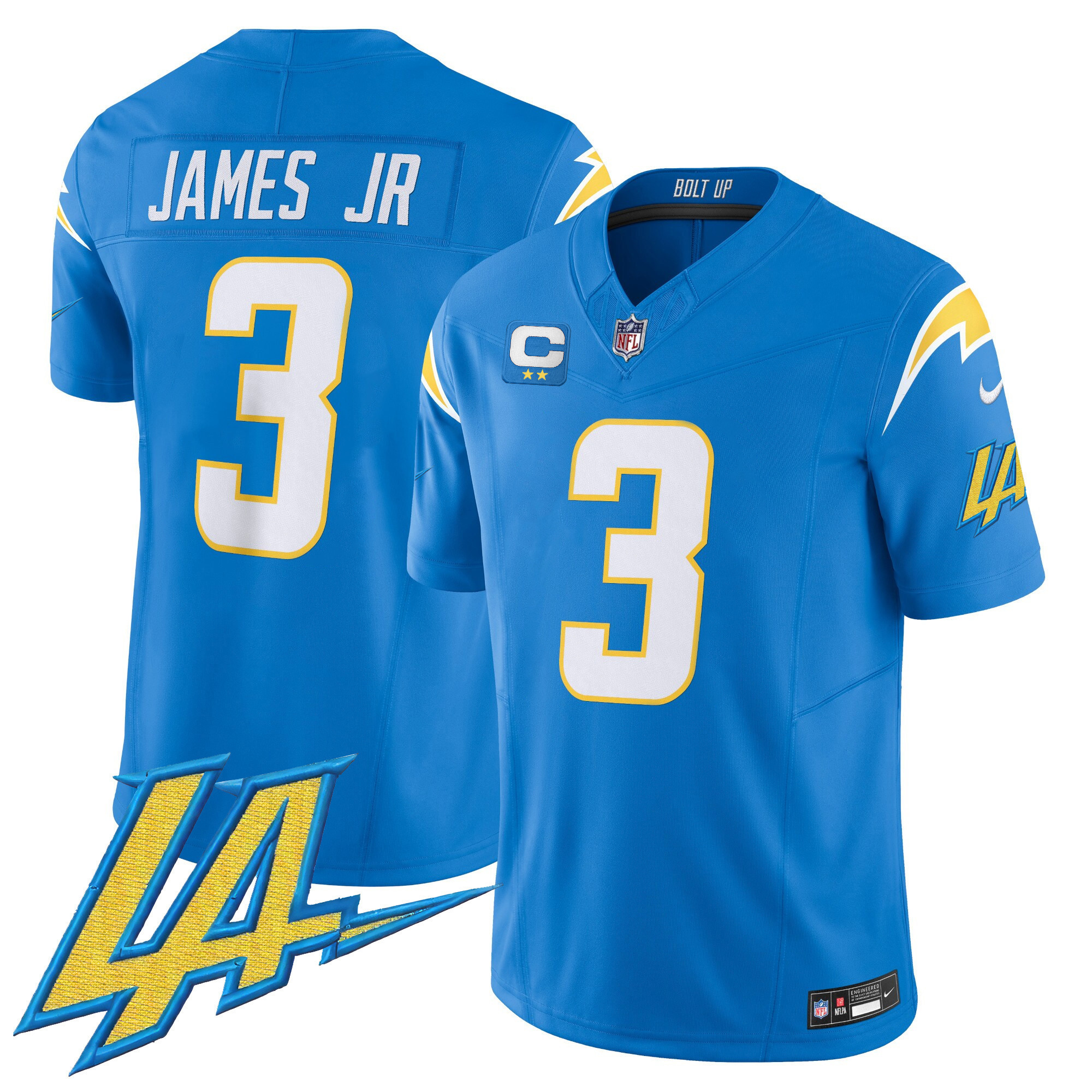 Derwin James Jr. Men's Los Angeles Chargers Vapor Limited Powder Blue Jersey - All Stitched