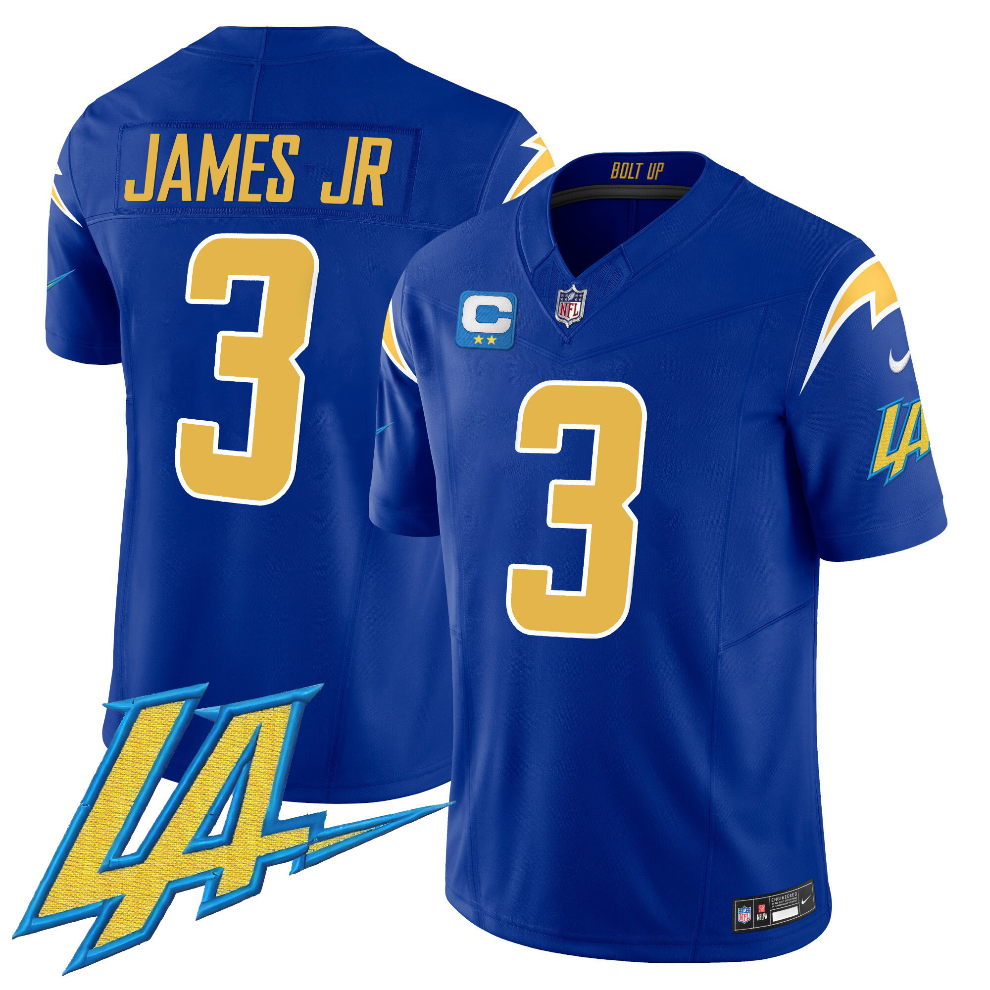 Derwin James Jr. Men's Los Angeles Chargers Vapor Limited Royal Jersey - All Stitched