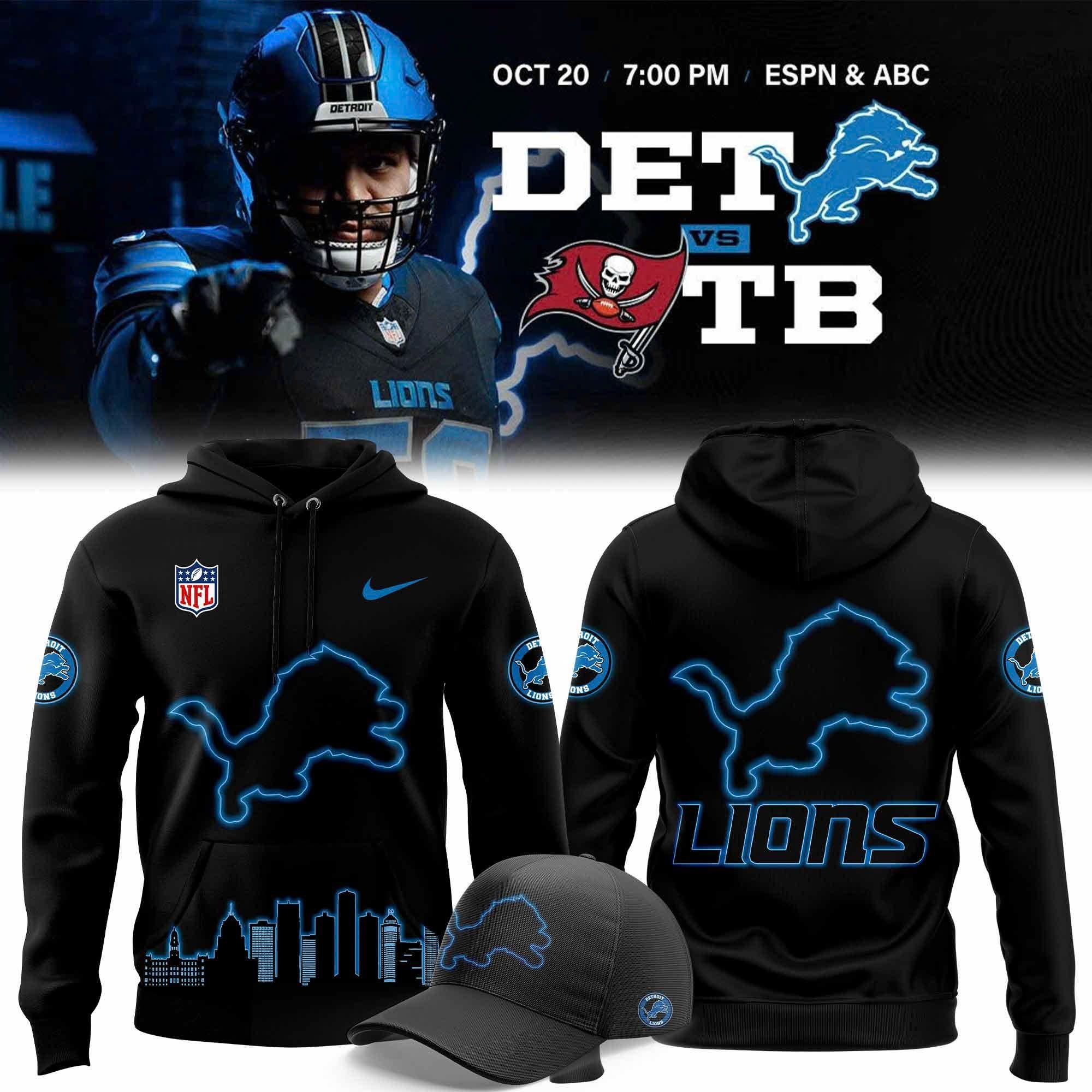Detroit Lions "Flip The Switch" Graphic Pullover Hoodie 2025-26