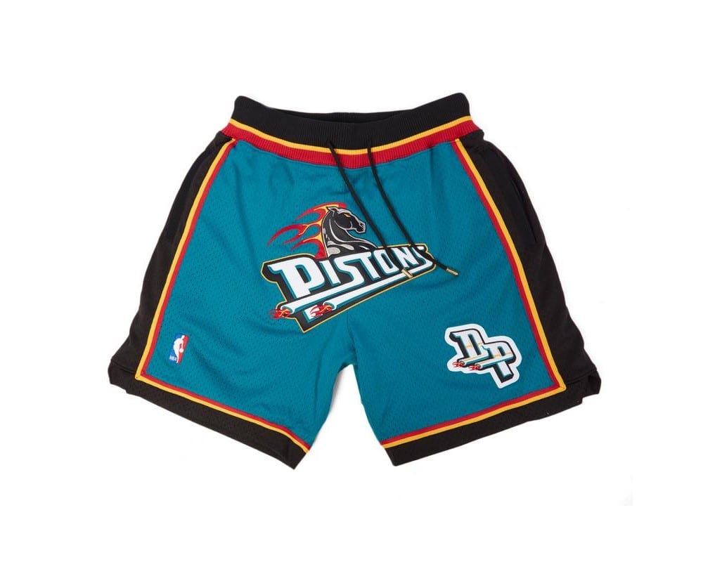 Detroit Pistons Shorts Teal - Basketball Shorts Store