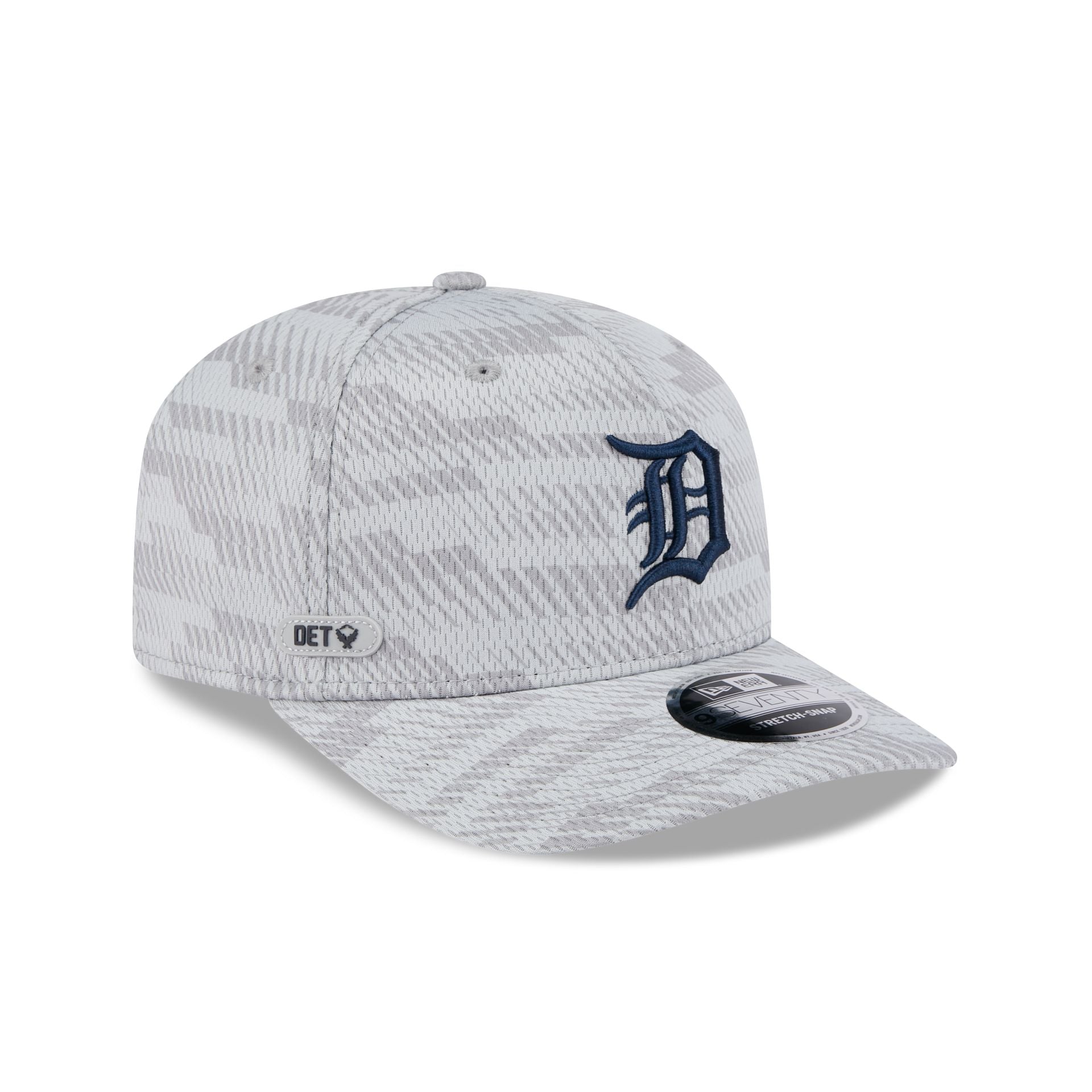 Detroit Tigers 2025 Clubhouse Gray 9SEVENTY Stretch-Snap