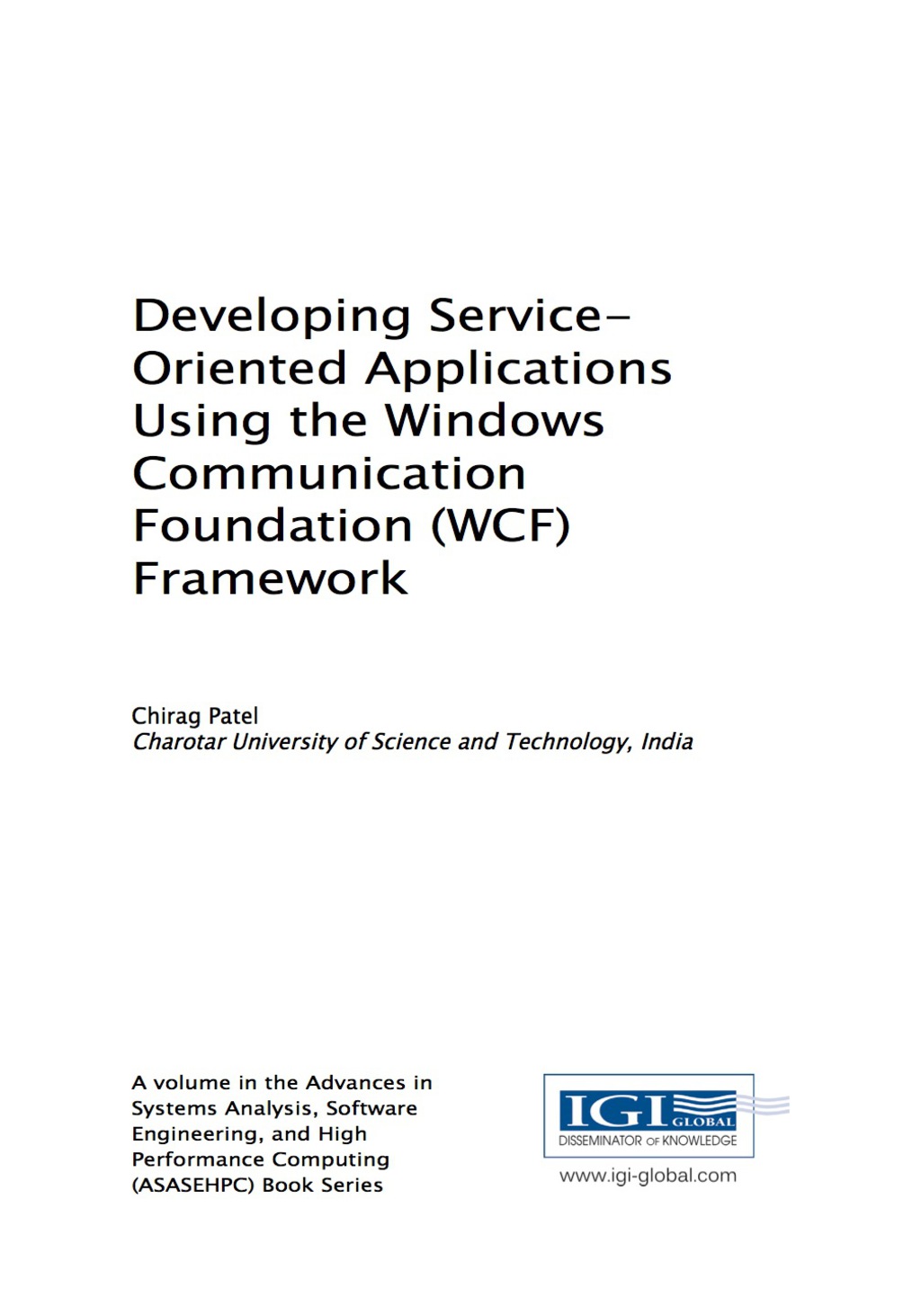 Developing Service-Oriented Applications Using the Windows ...