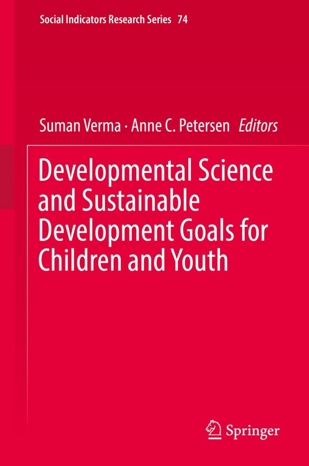Developmental Science and Sustainable Development Goals for Children and Youth  â€“ PDF/EPUB Version Downloadable