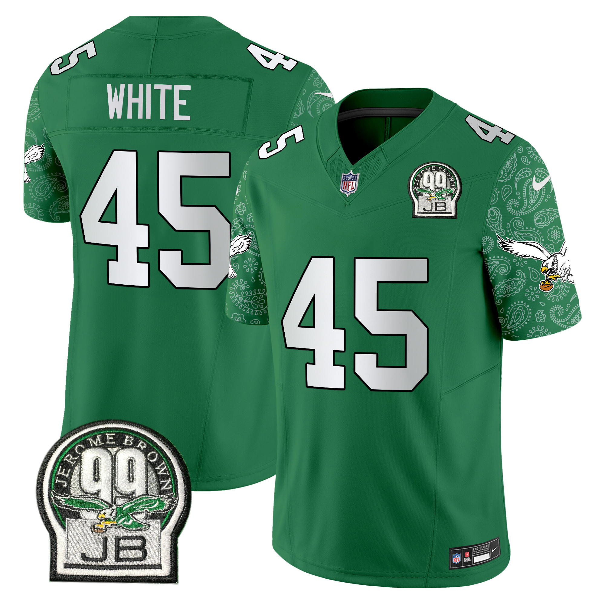 Devin White Men's Philadelphia Eagles Kelly Green Vapor Limited Kelly Green Jersey - All Stitched