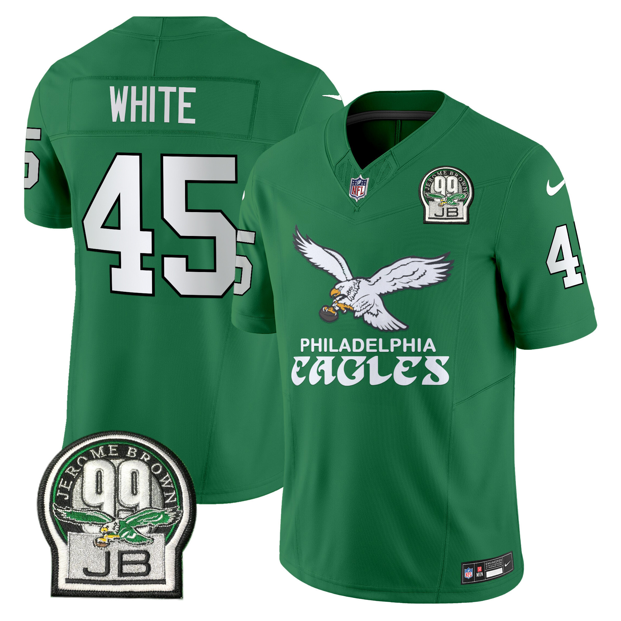 Devin White Men's Philadelphia Eagles Kelly Green Vapor Limited Kelly Green Jersey - All Stitched