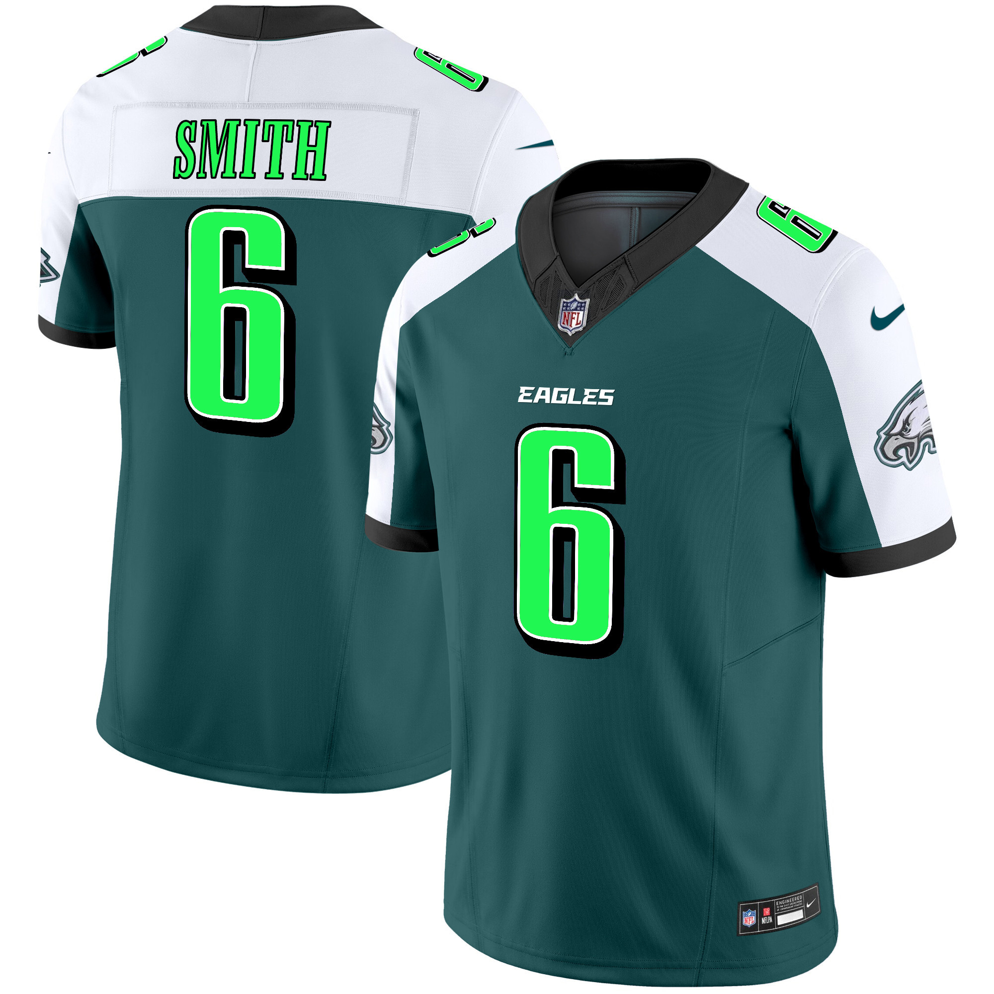 DeVonta Smith Men's Philadelphia Eagles 2024 Practice Vapor Limited Alternate Jersey - All Stitched