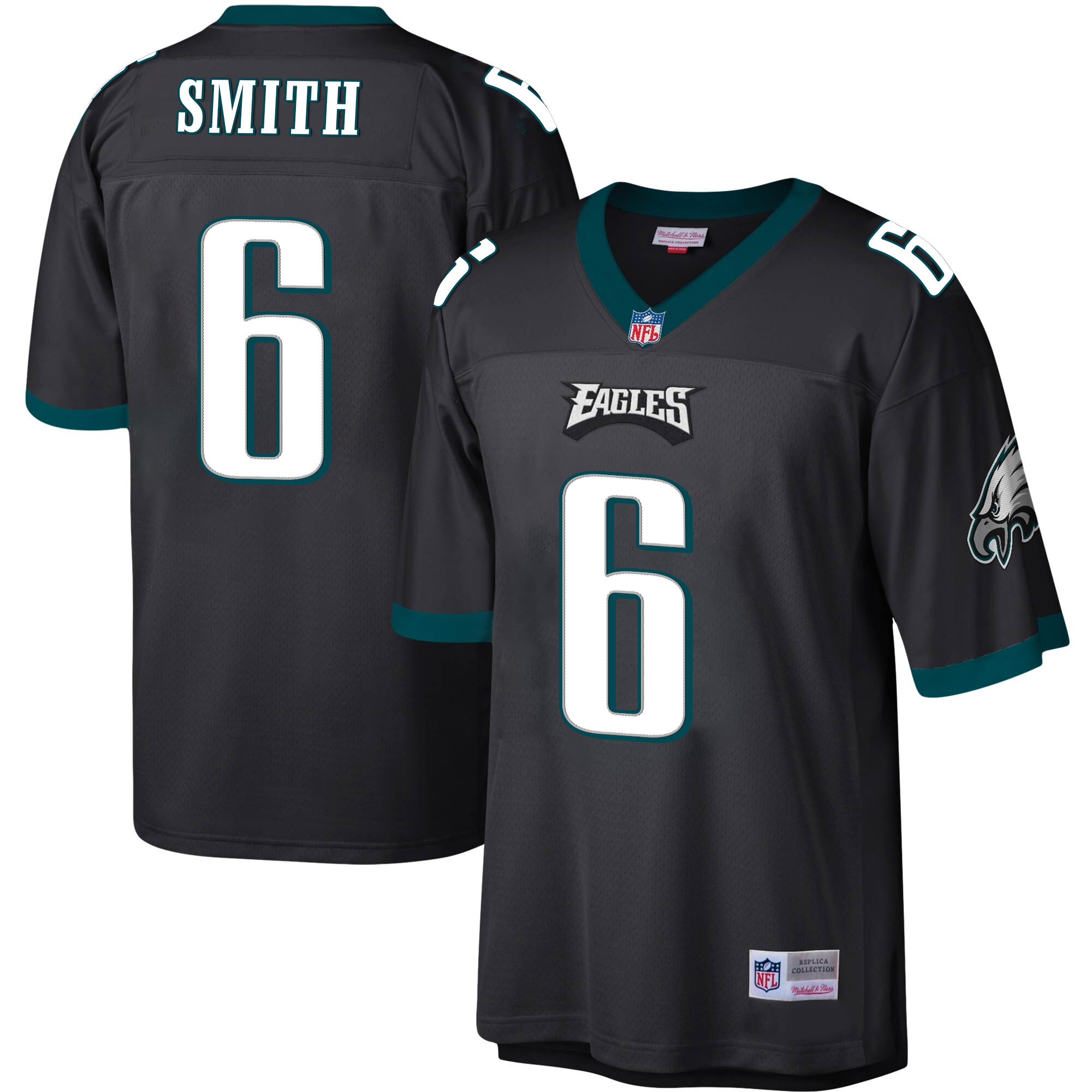 DeVonta Smith Men's Philadelphia Eagles Big & Tall Legacy Black Jersey - All Stitched