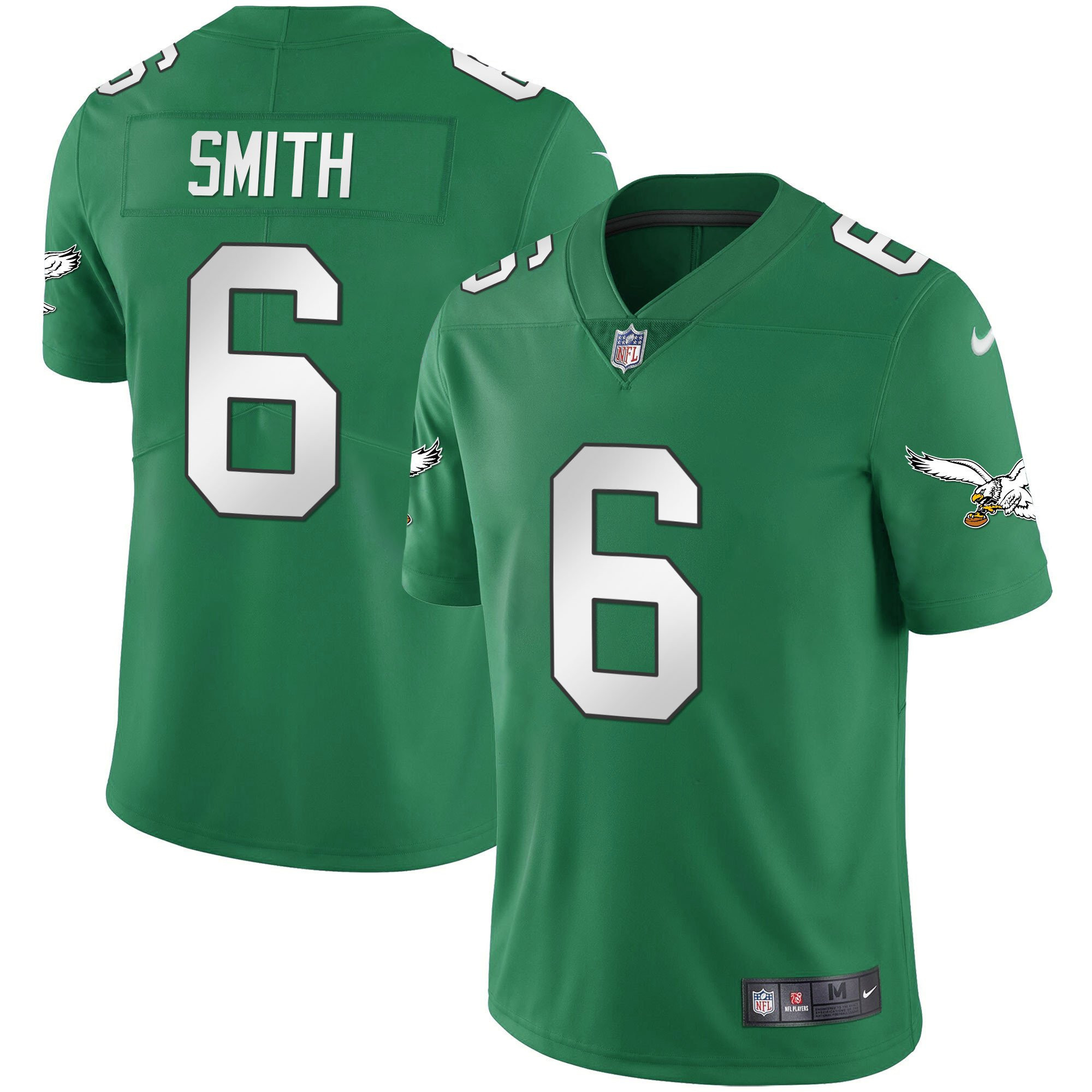 DeVonta Smith Men's Philadelphia Eagles Kelly Green Gold Kelly Green Jersey - All Stitched
