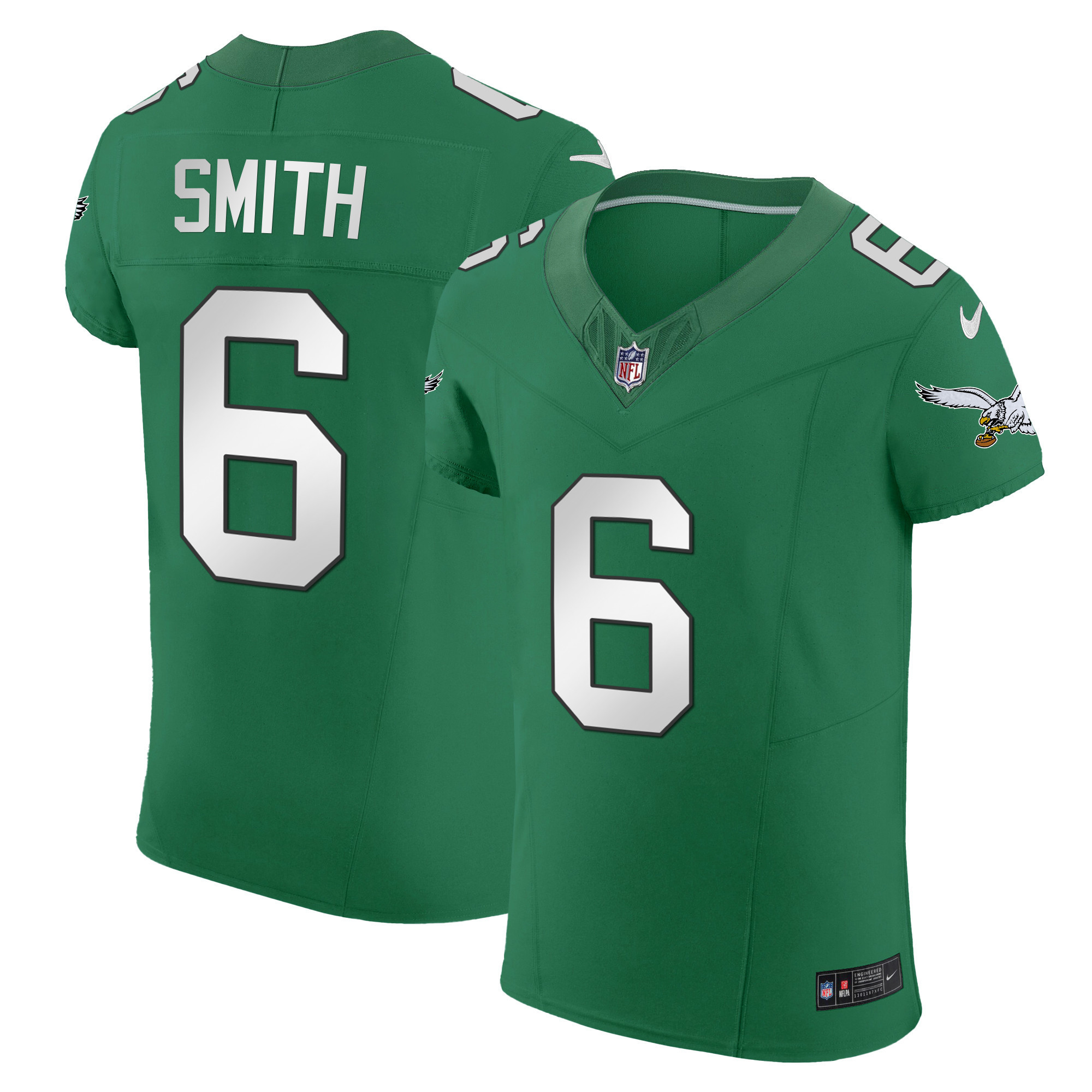 DeVonta Smith Men's Philadelphia Eagles Kelly Green Vapor Elite Kelly Green Jersey - All Stitched