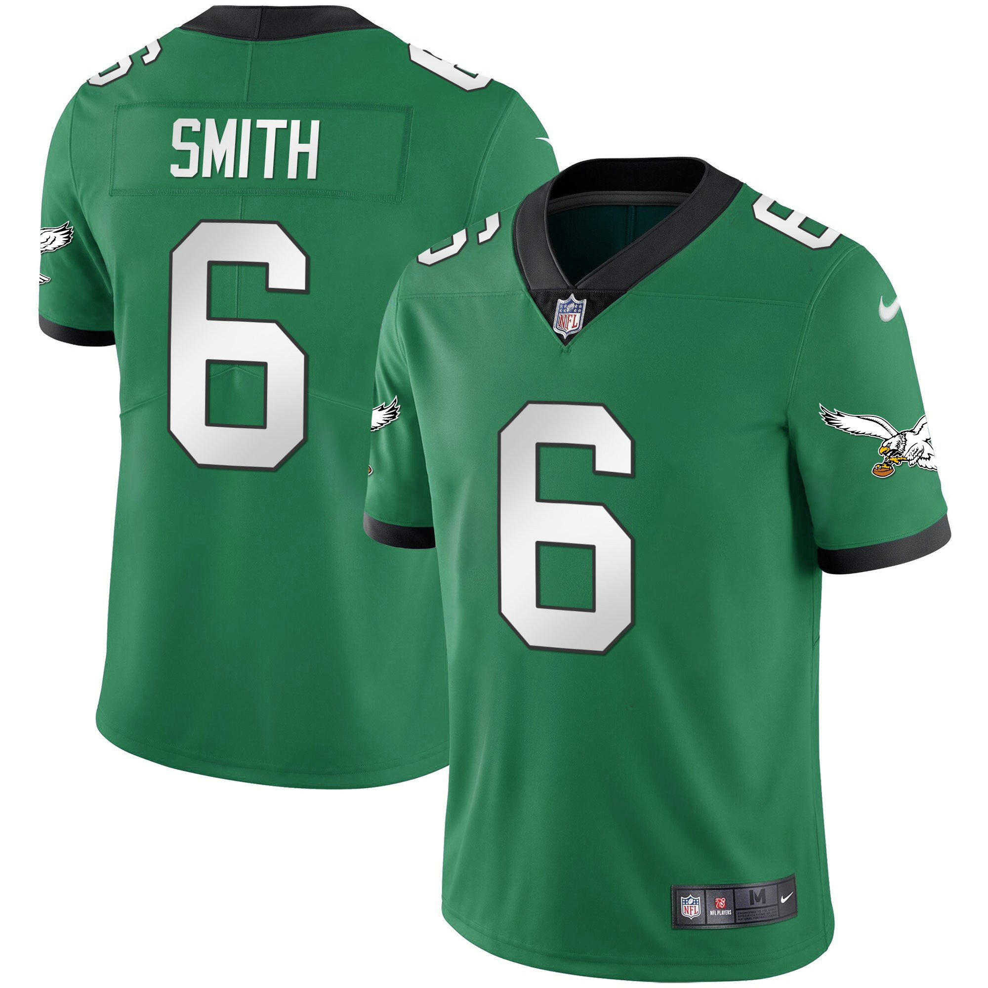 DeVonta Smith Youth's Philadelphia Eagles Kelly Green Gold Green Limited Jersey - All Stitched