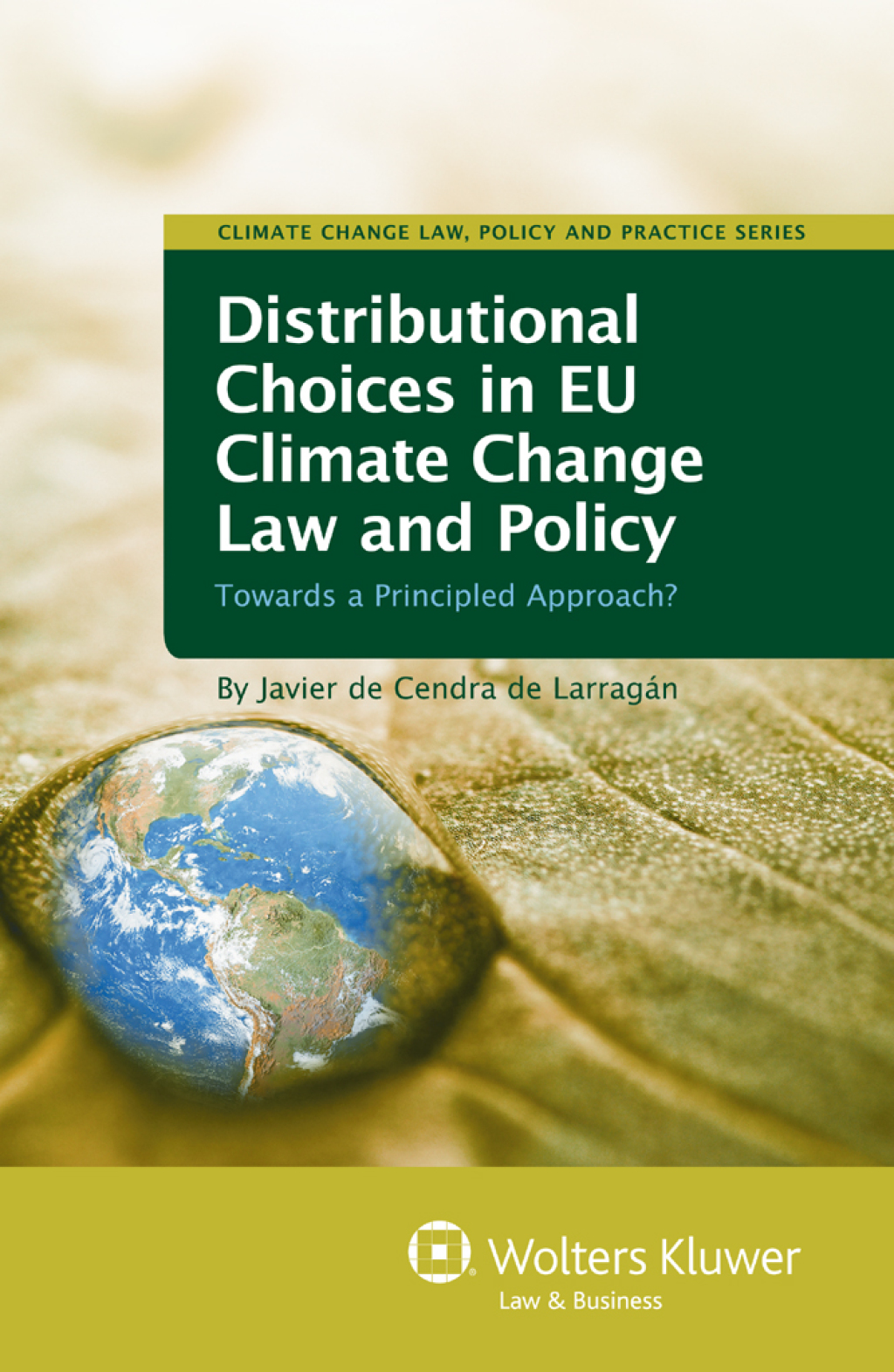 Distributional Choices in EU Climate Change Law and Policy Towards a ...