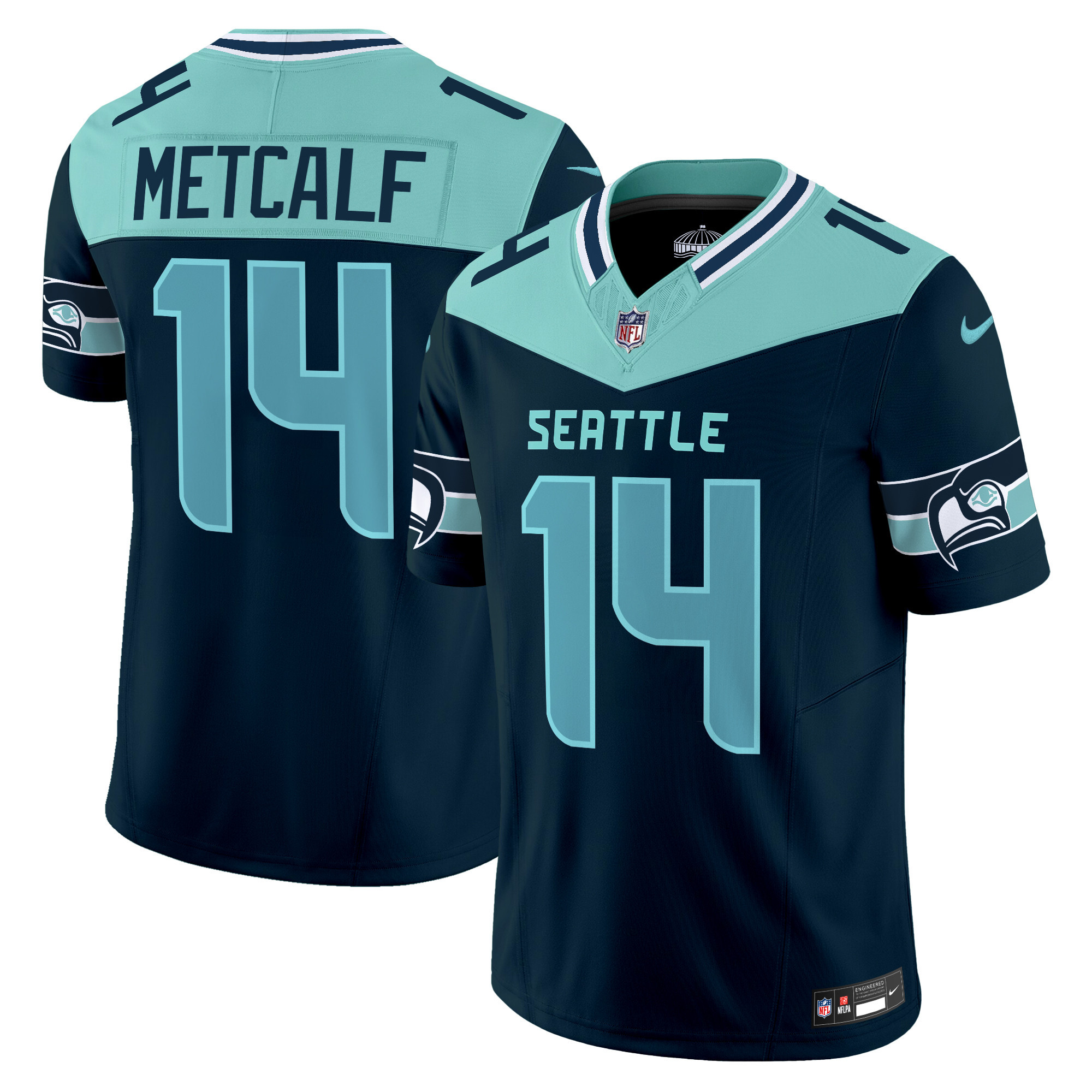 Dk Metcalf Men's Seattle Seahawks "Seattle City" Vapor Limited Alternate Jersey - All Stitched