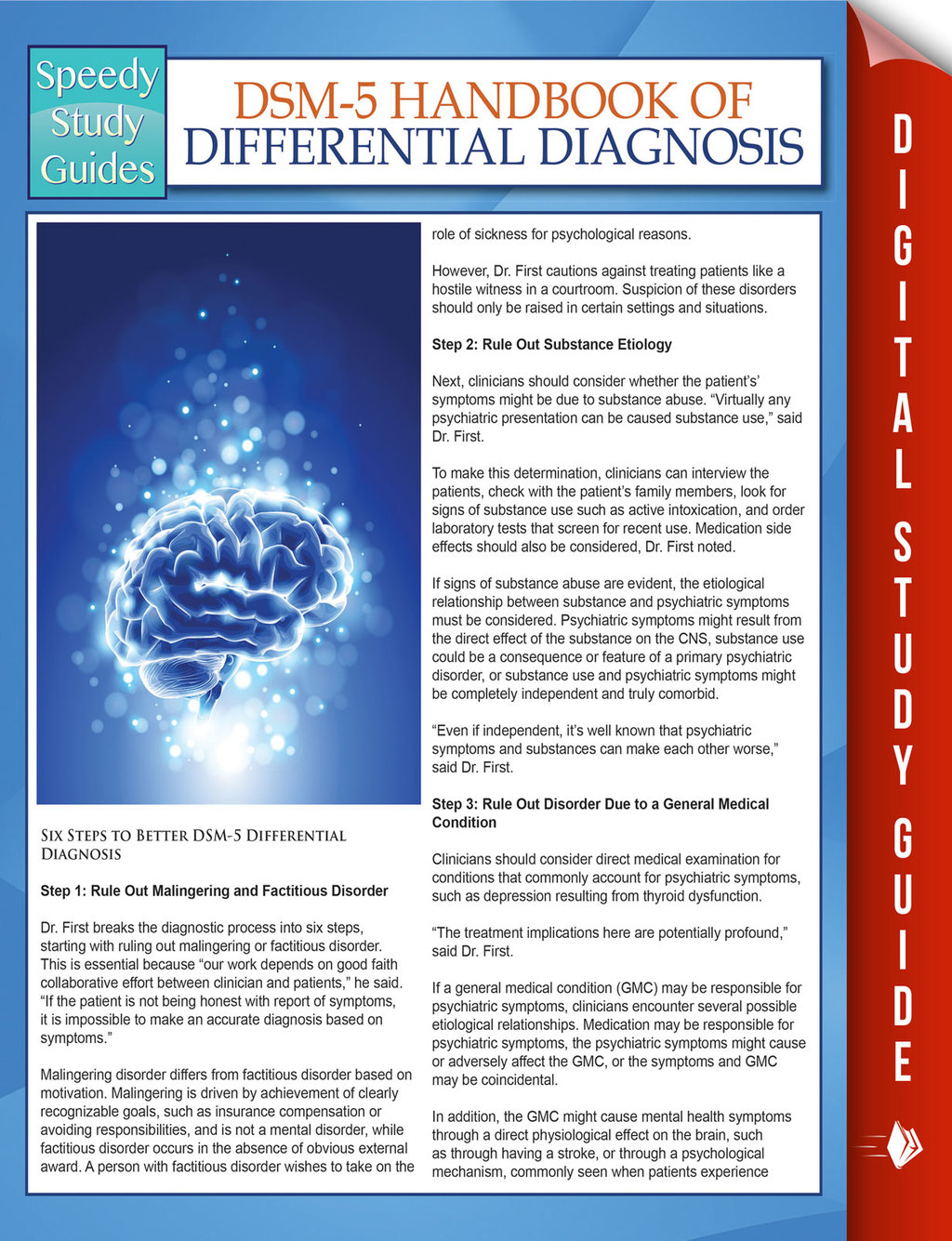 DSM-5 Handbook Of Differential Diagnosis (Speedy Study Guides) - (PDF/EPUB Version)