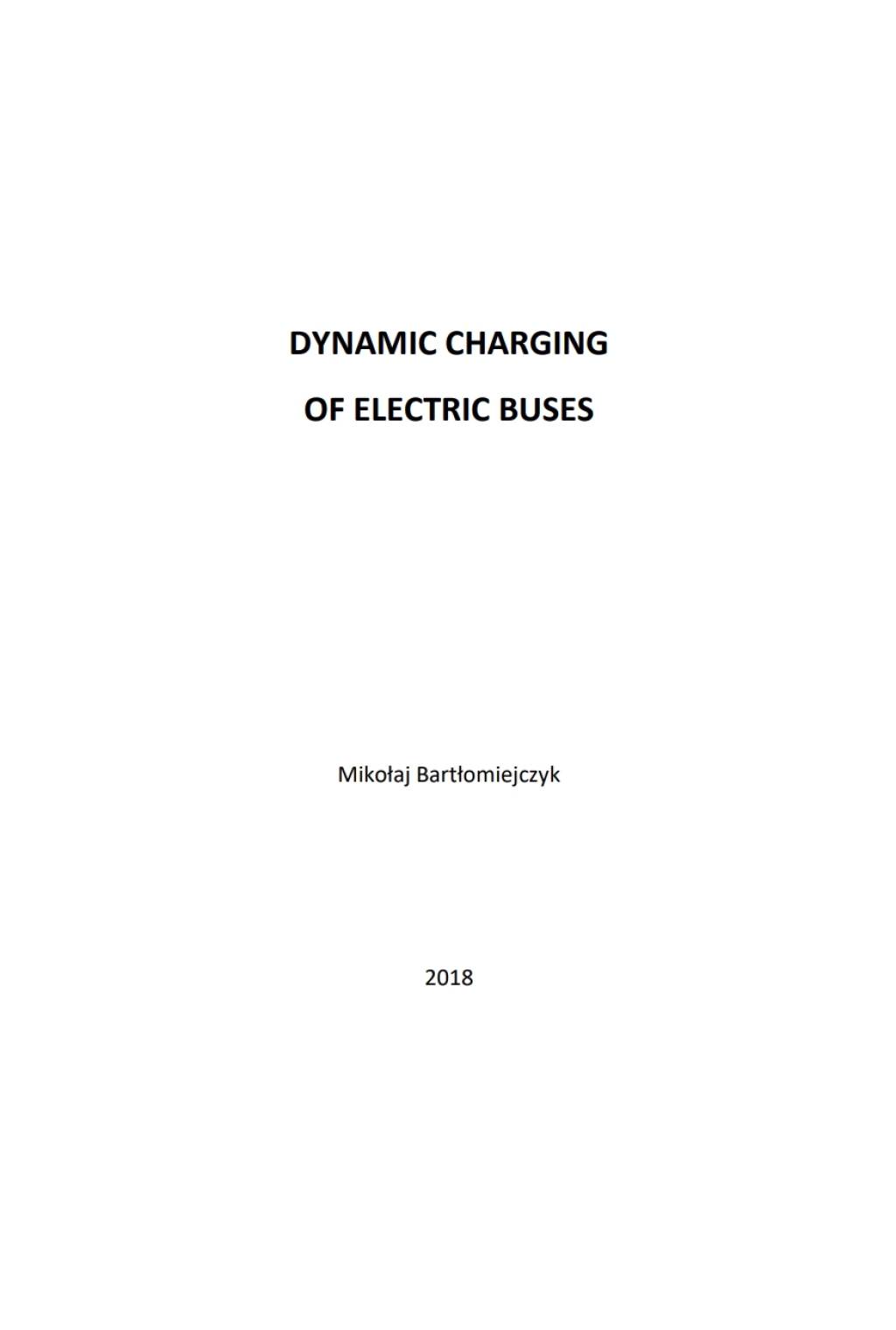 Dynamic charging of electric buses 1st Edition - (PDF/EPUB Version)