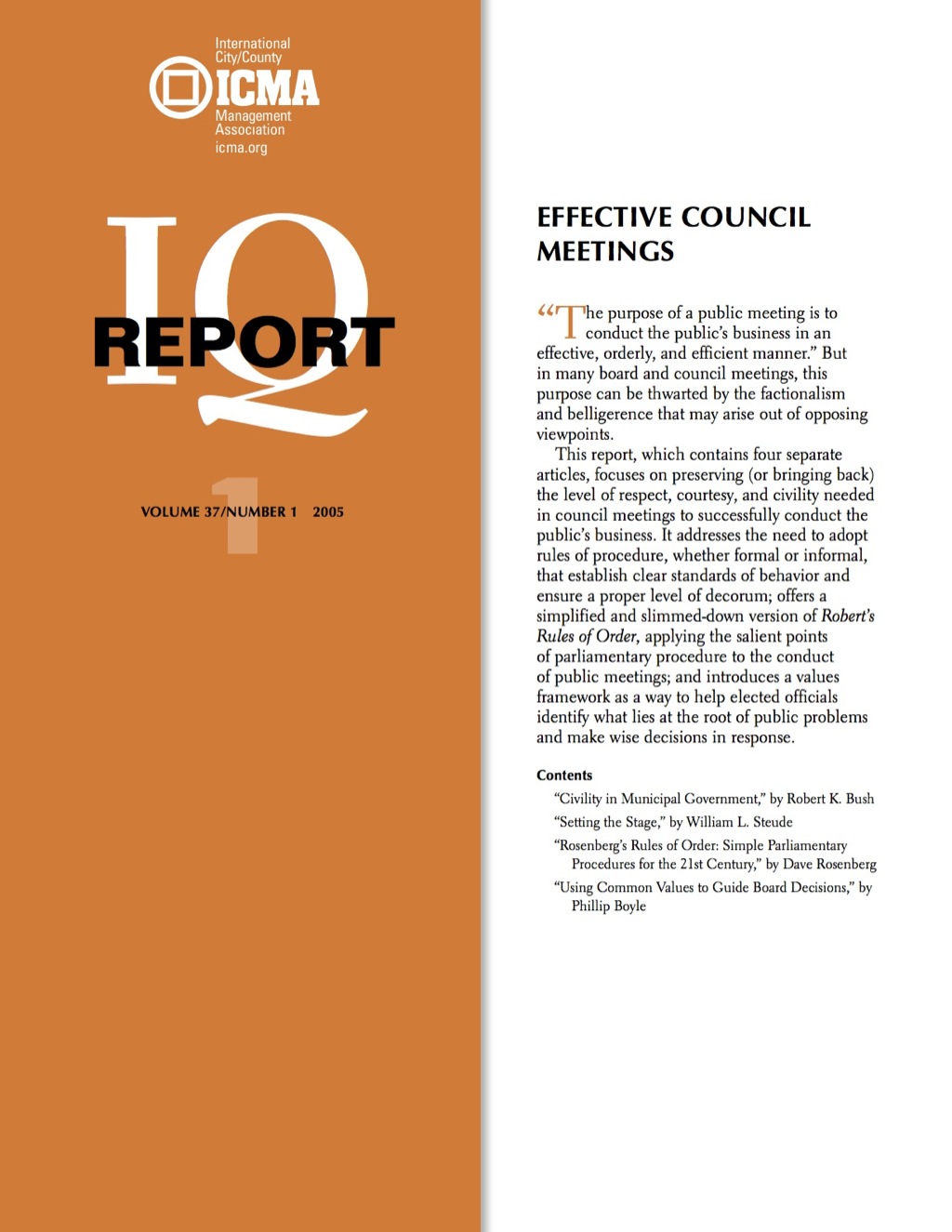 Effective Council Meetings - (PDF/EPUB Version)