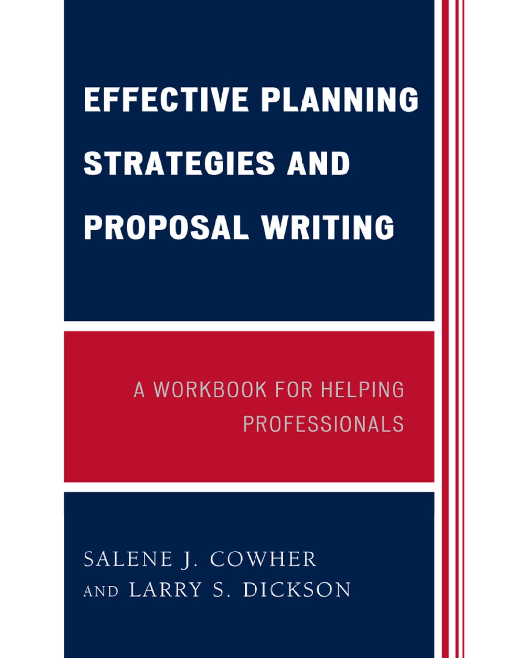Effective Planning Strategies and Proposal Writing A Workbook for Helping Professionals - (PDF/EPUB Version)