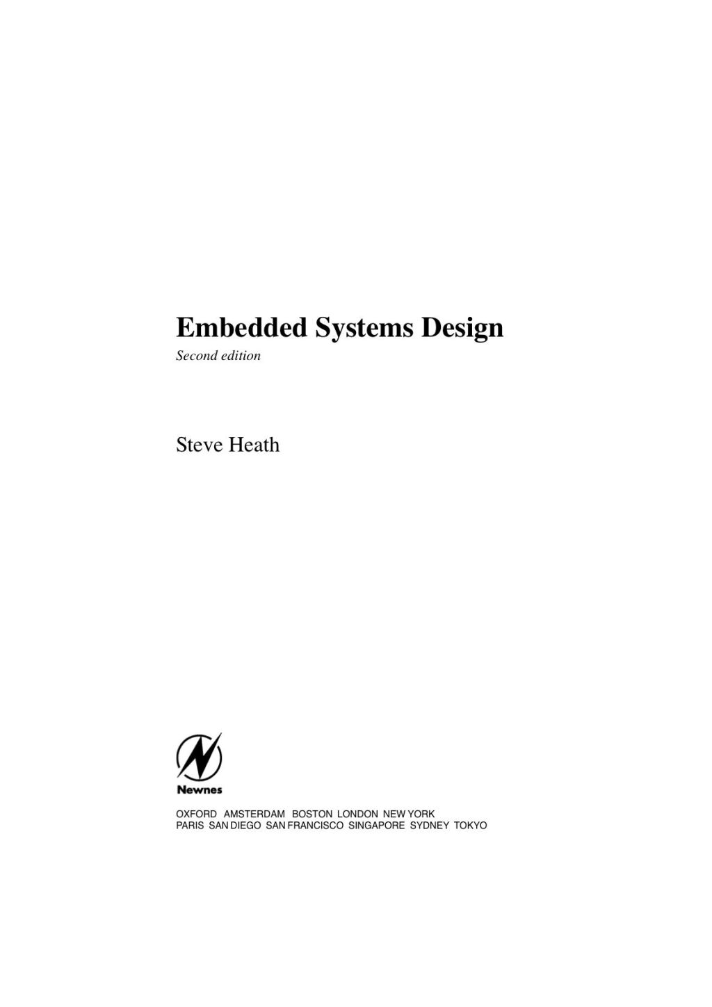Embedded Systems Design 2nd Edition â€“ PDF/EPUB Version Downloadable ...