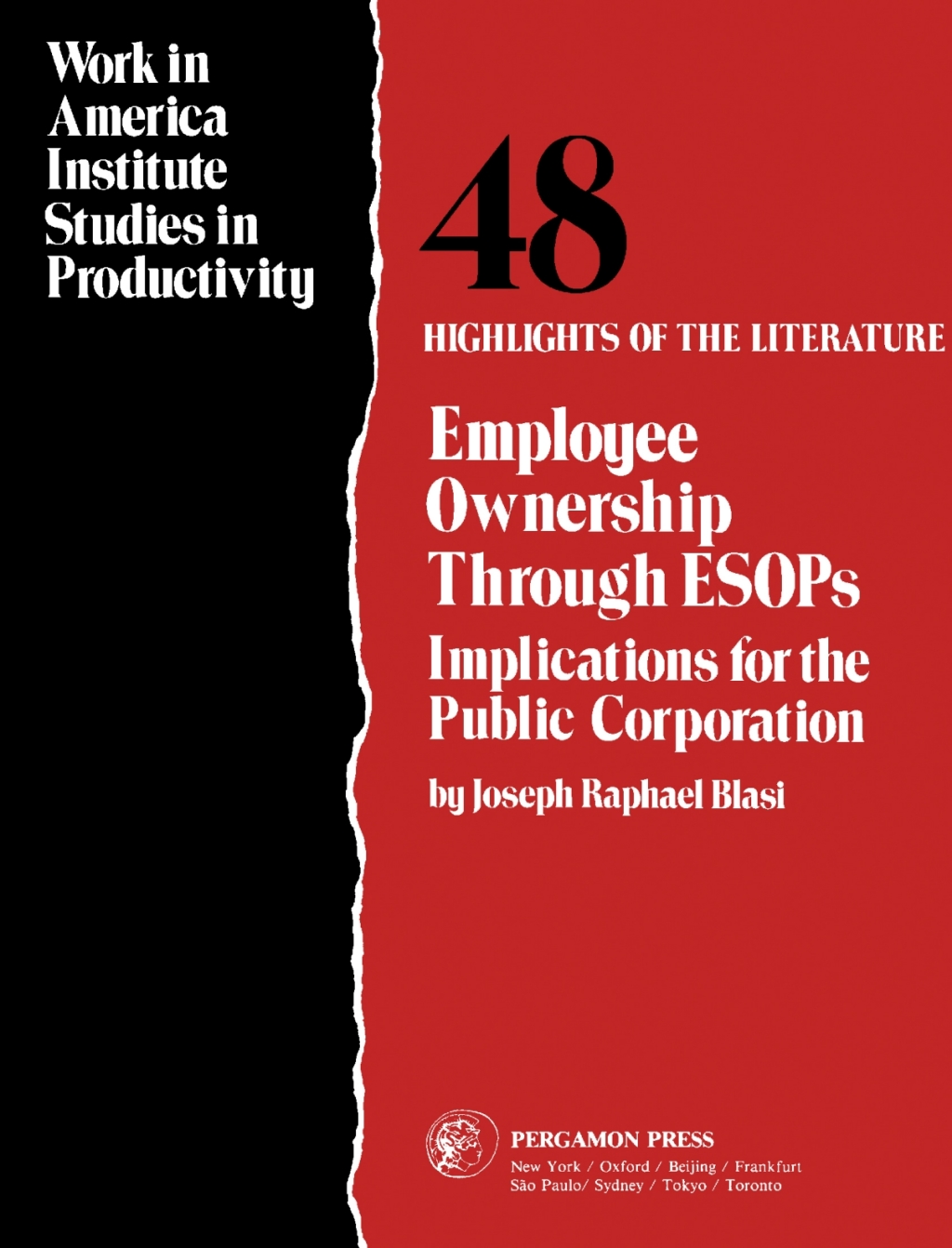 Employee Ownership Through ESOPS Implications for the Public Corporation - (PDF/EPUB Version)
