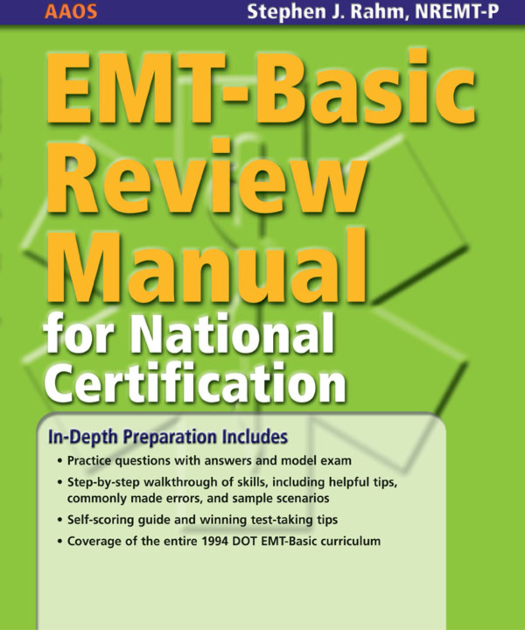 EMT-Basic Review Manual for National Certification 1st Edition - (PDF/EPUB Version)