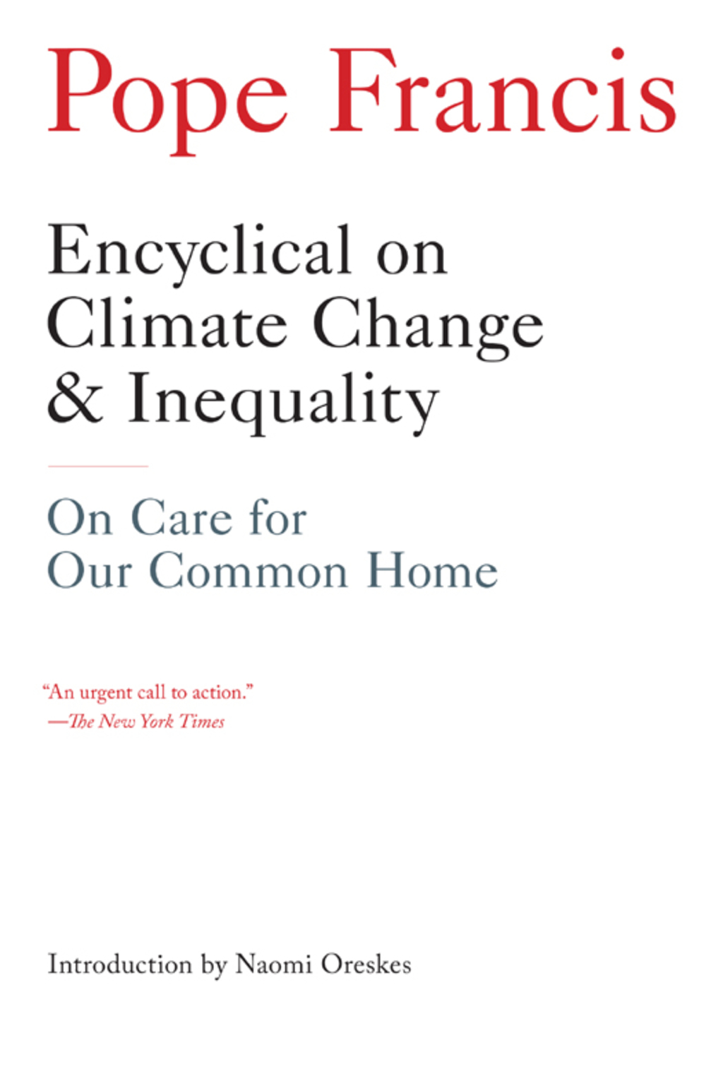 Encyclical on Climate Change and Inequality On Care for Our Common Home - (PDF/EPUB Version)