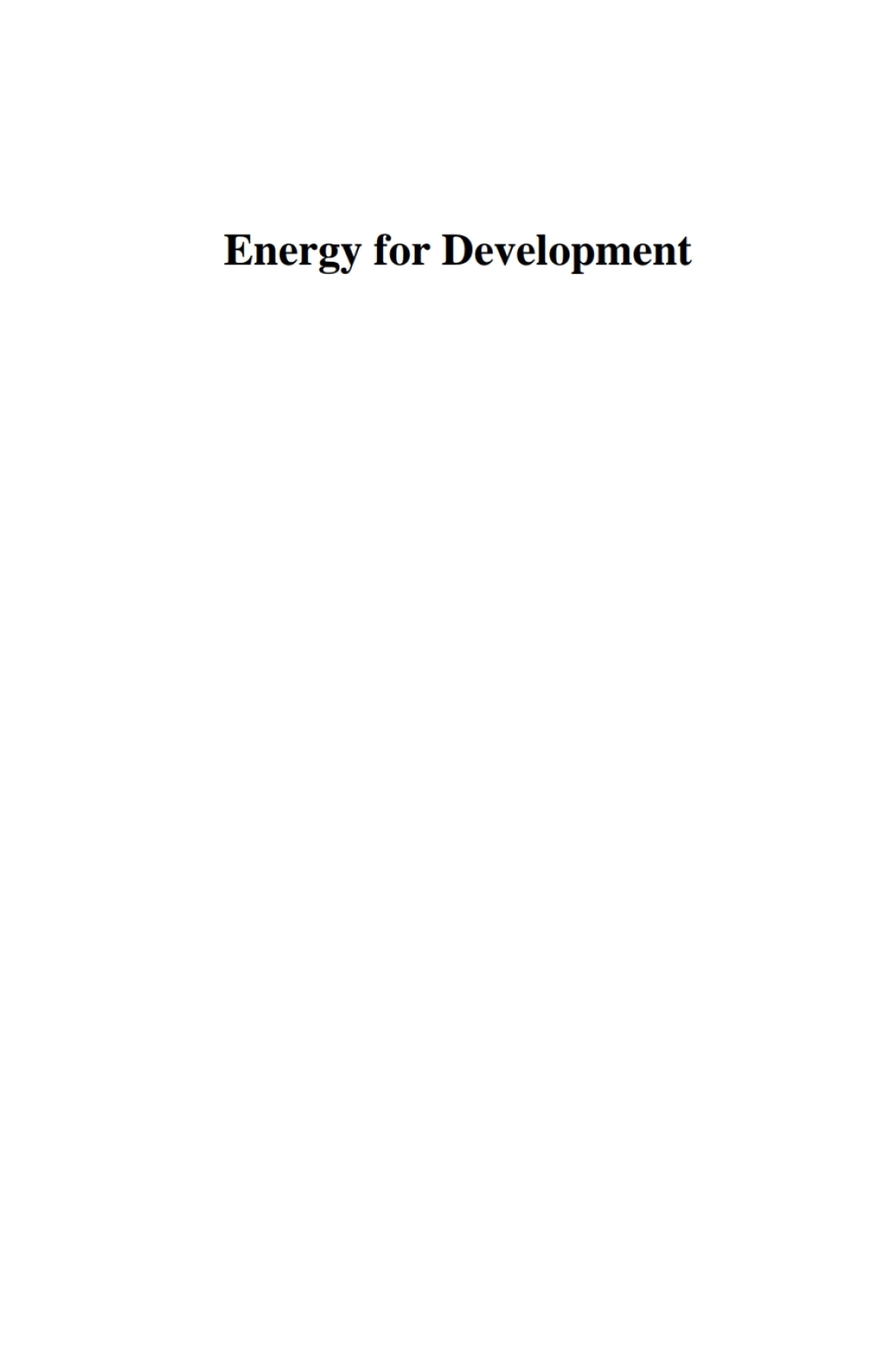 Energy for Development Twenty-first Century Challenges of Reform and Liberalization in Developing Countries 1st Edition - (PDF/EPUB Version)