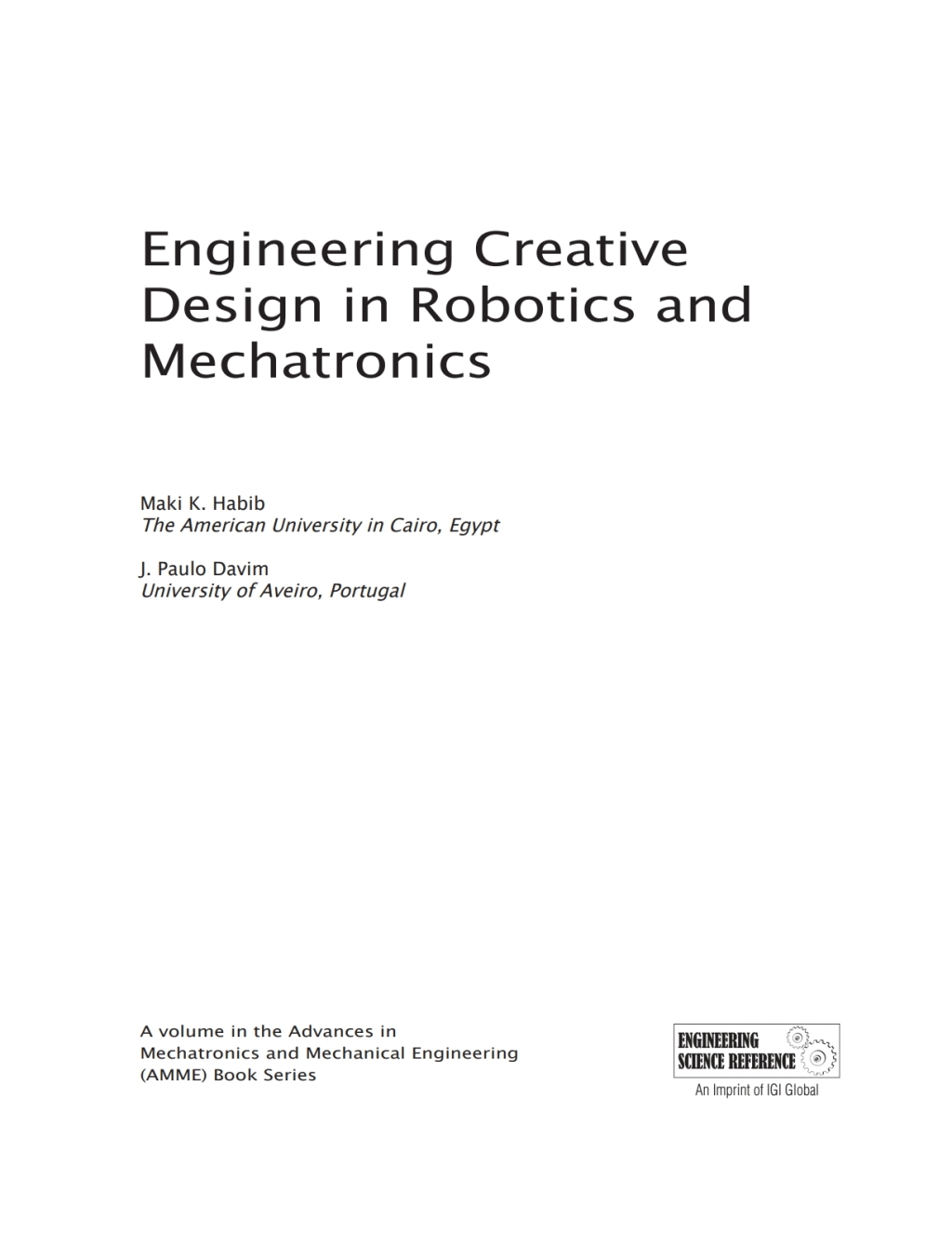 Engineering Creative Design in Robotics and Mechatronics â€“ PDF/EPUB ...