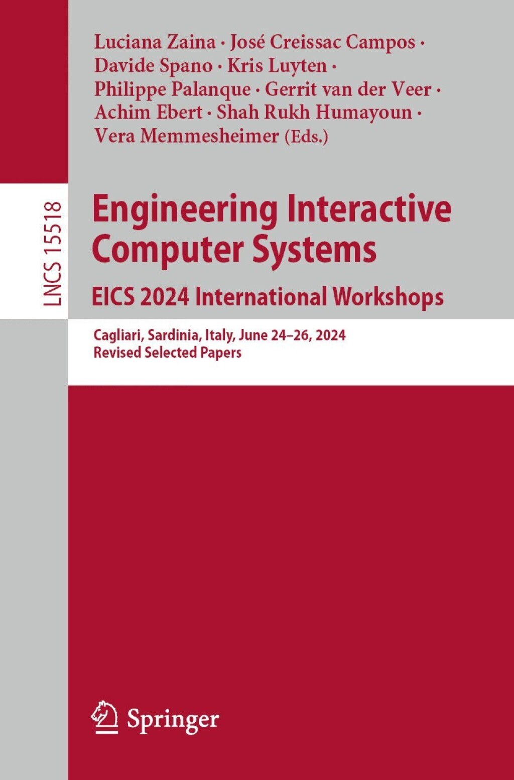 Engineering Interactive Computer Systems. EICS 2024 International ...