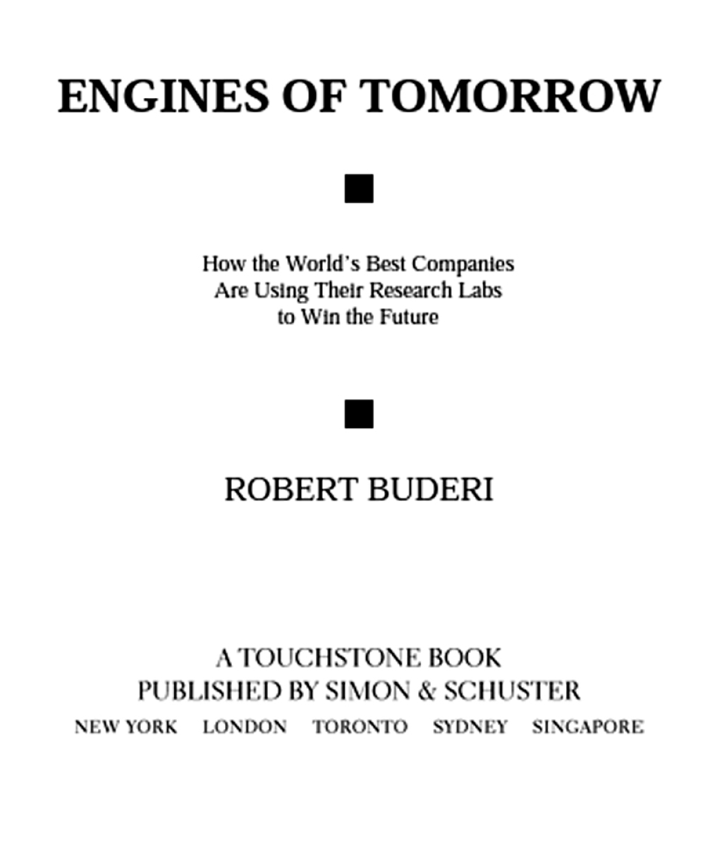 Engines Of Tomorrow How The Worlds Best Companies Are Using Their Research Labs To Win The Future - (PDF/EPUB Version)