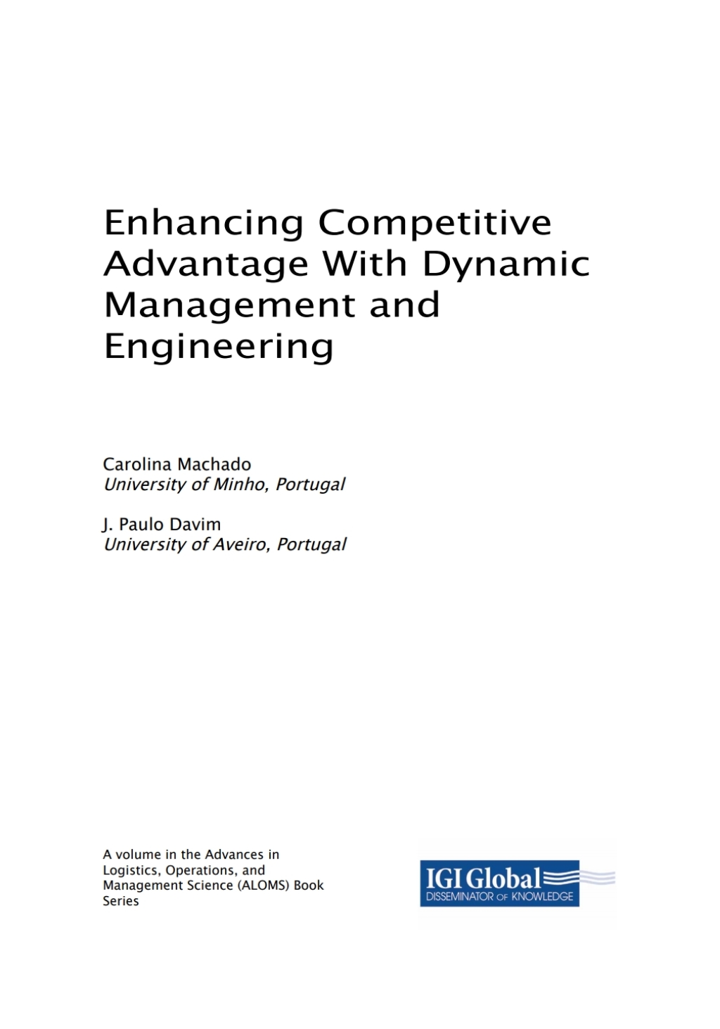 Enhancing Competitive Advantage With Dynamic Management and Engineering ...