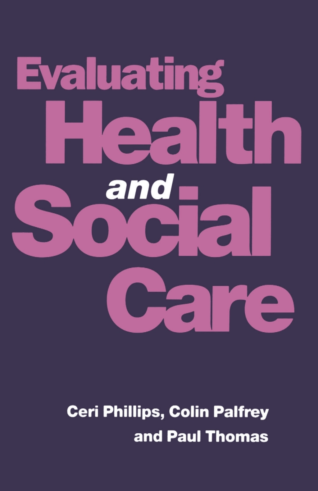 Evaluating Health and Social Care 1st Edition â€“ PDF/EPUB Version ...