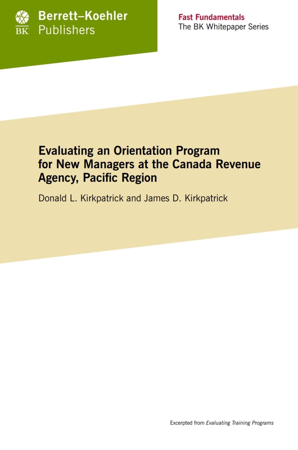Evaluating Training Programs: The Four Levels 3rd Edition - (PDF/EPUB Version)