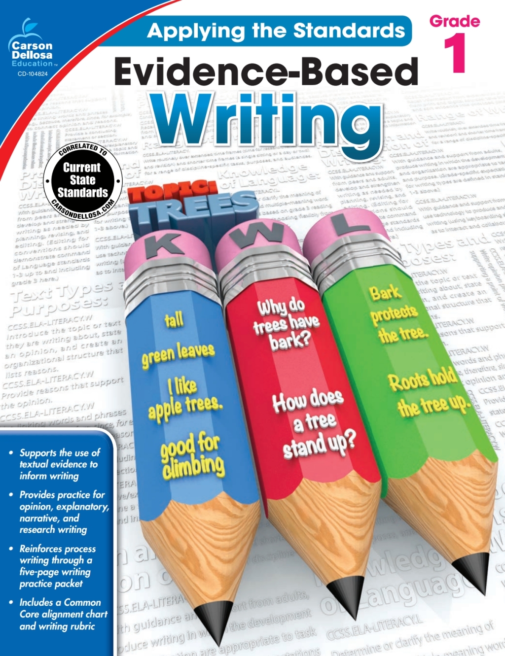Evidence-Based Writing, Grade 1 - (PDF/EPUB Version)