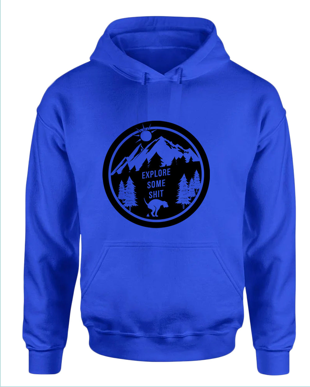 Explore some sh*t funny dog hoodie