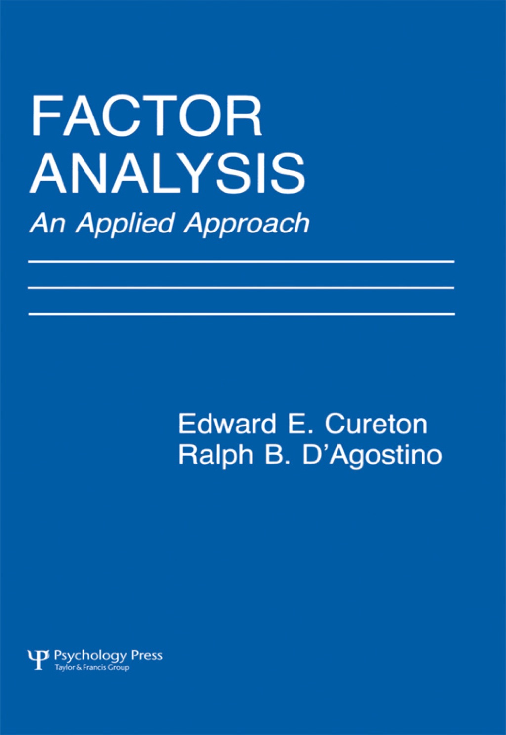 Factor Analysis An Applied Approach 1st Edition - (PDF/EPUB Version)