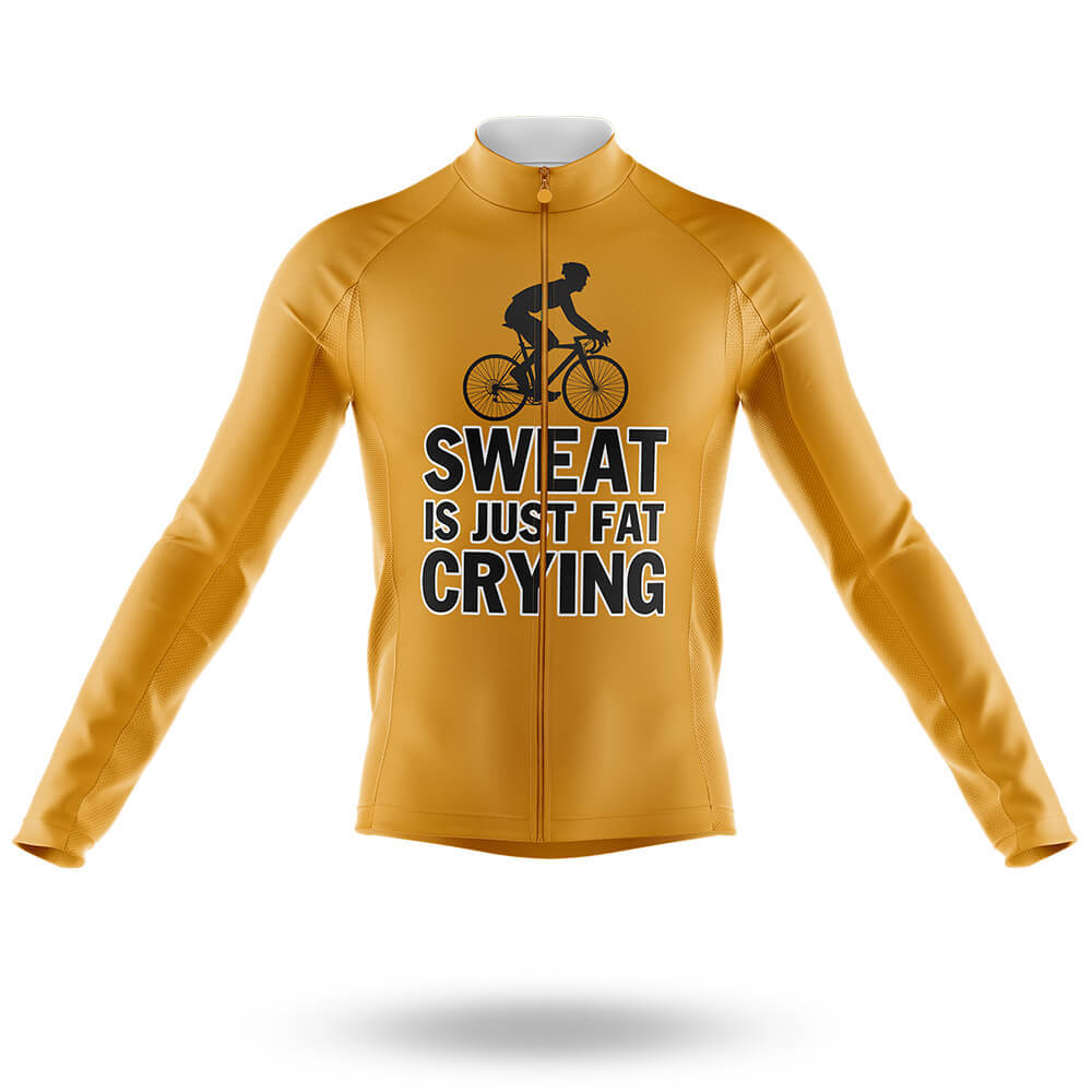 Fat Crying - Men's Cycling Long Sleeve Jersey