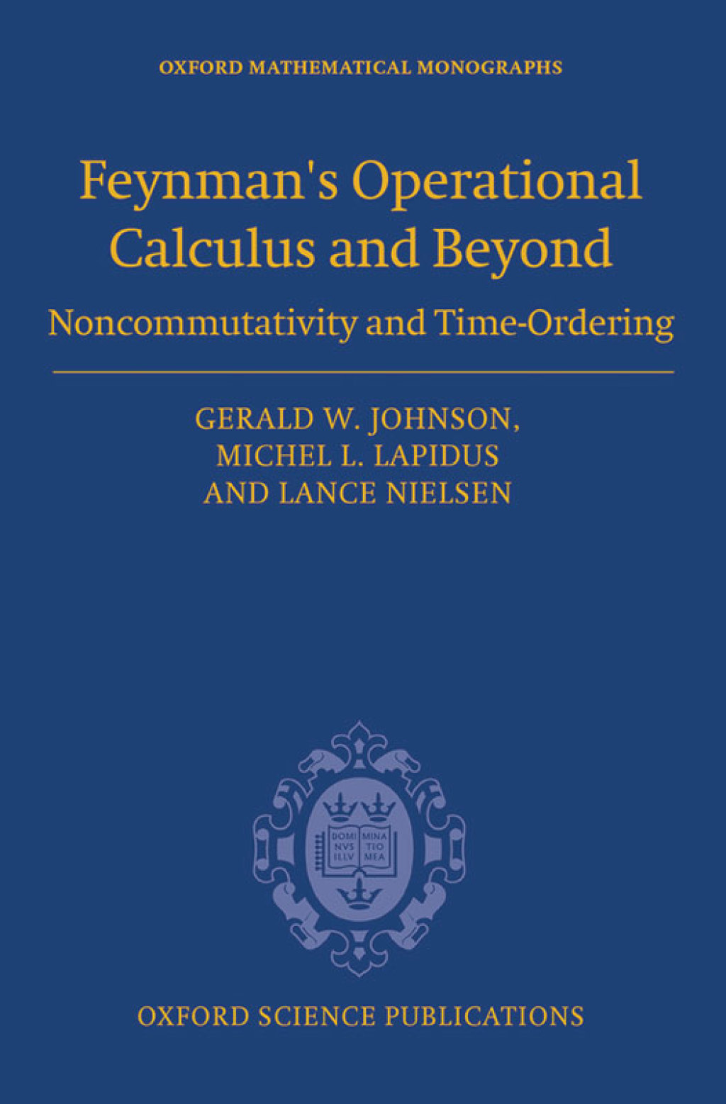 Operational Culculus Feynman’s Operational Calculus and Beyond Noncommutativity and Time ...